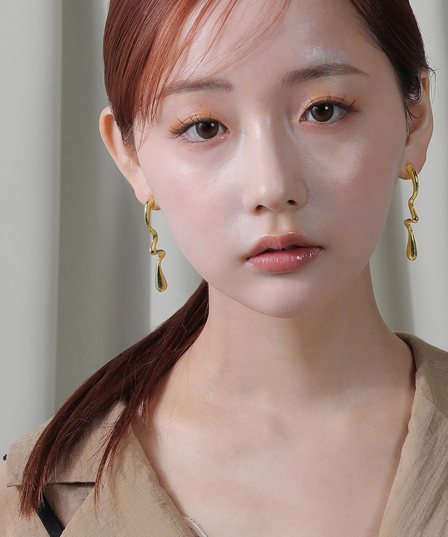 ニュアンス ロング ピアス