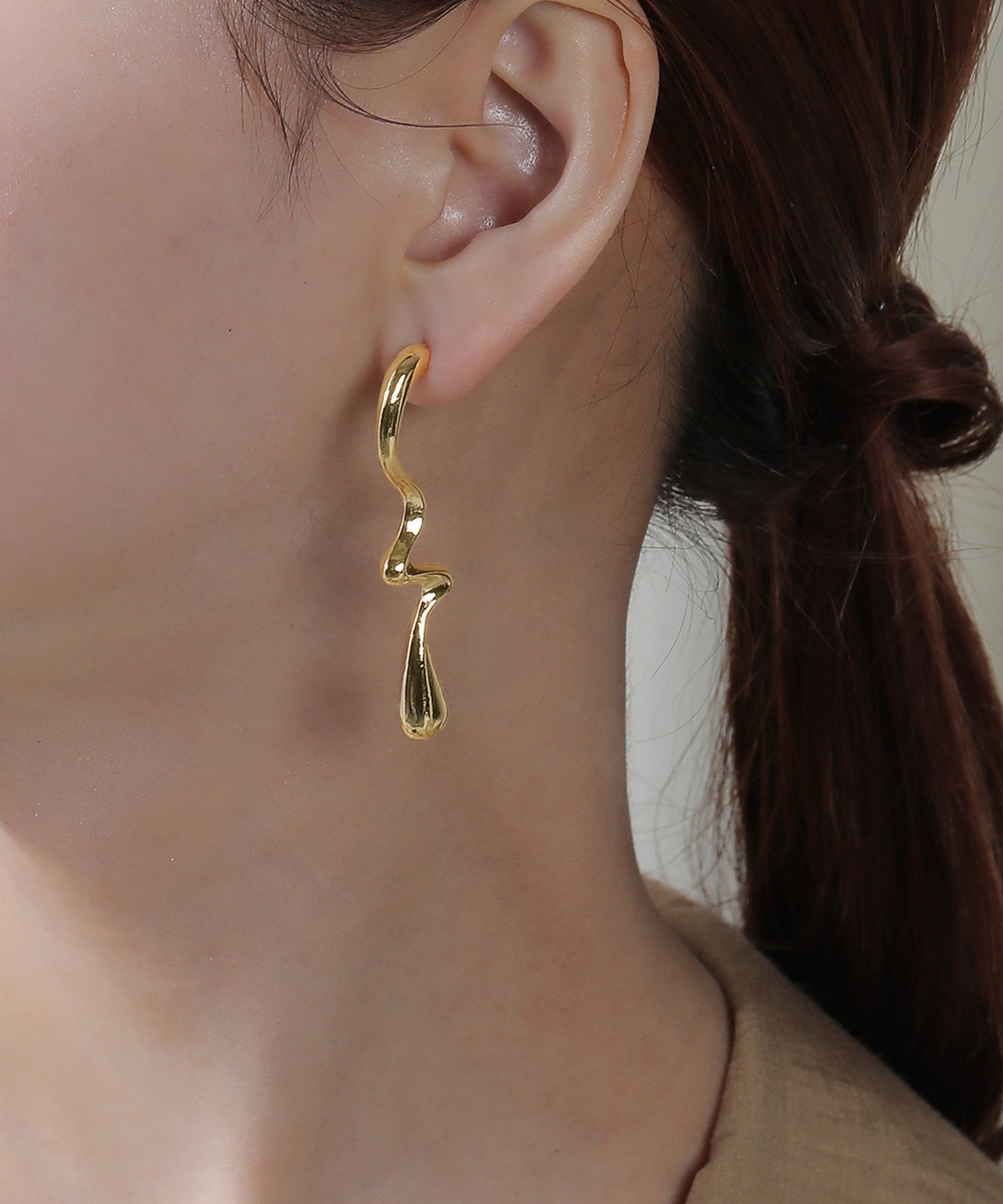 ニュアンス ロング ピアス