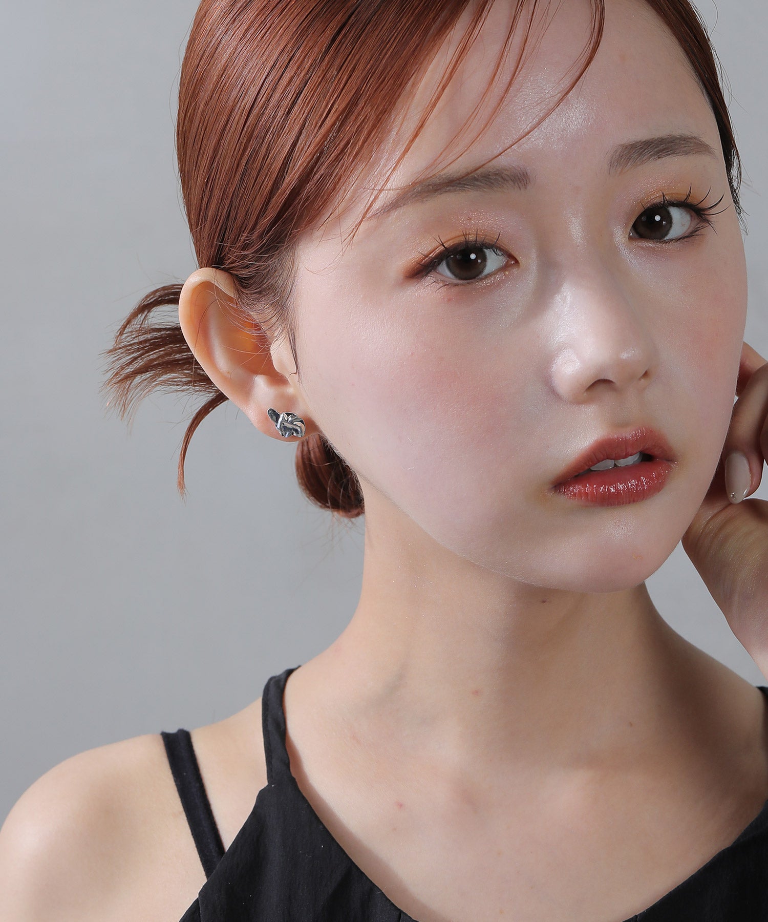 ４個セット メタル マット ピアス