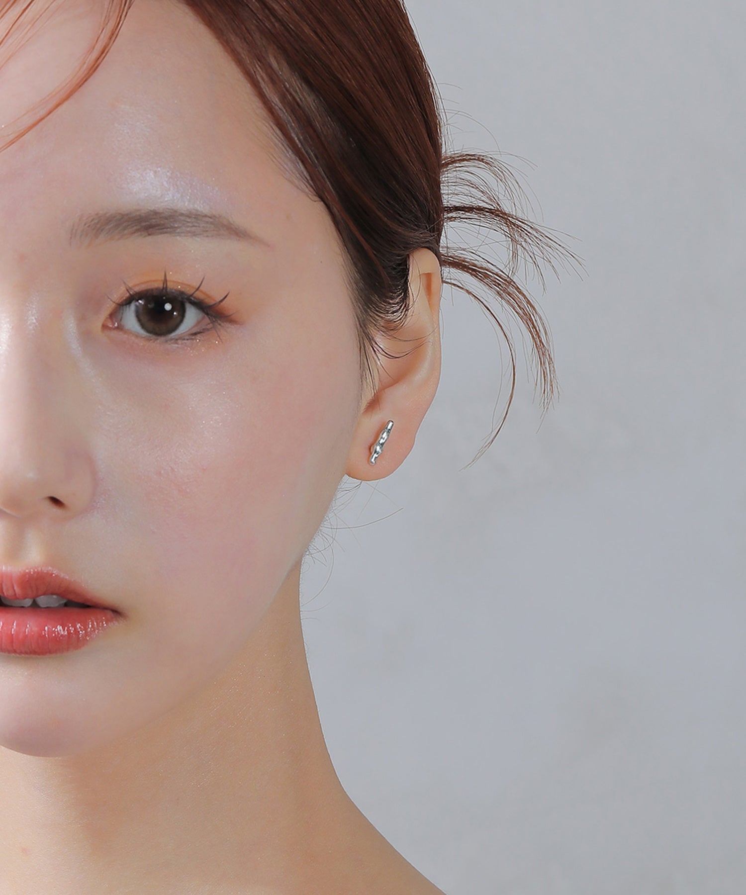 ４個セット メタル マット ピアス