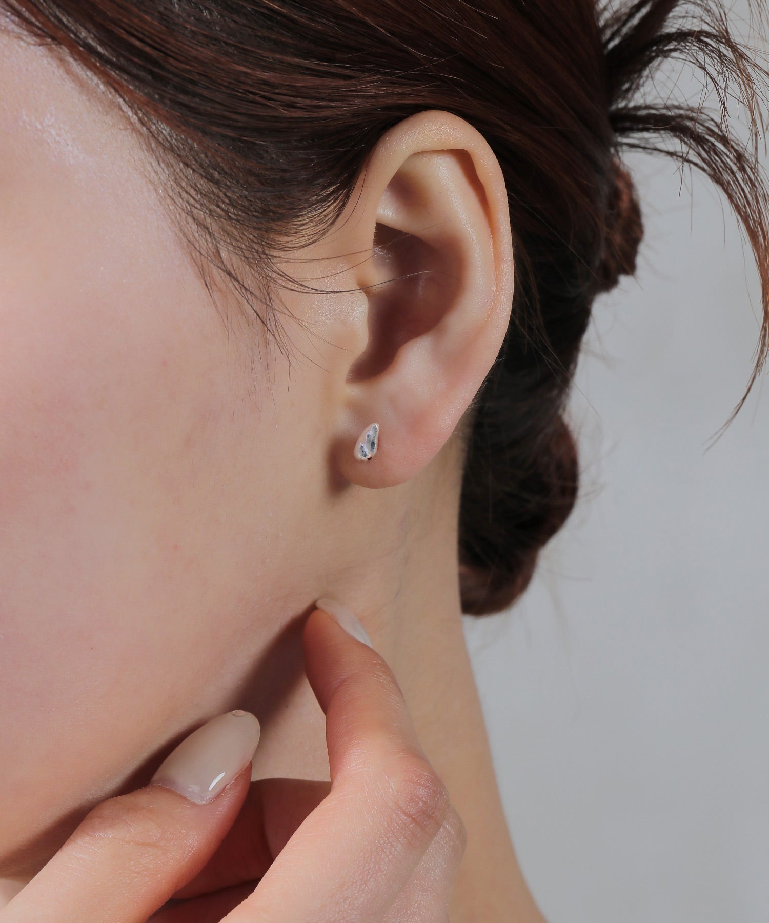 ４個セット メタル マット ピアス