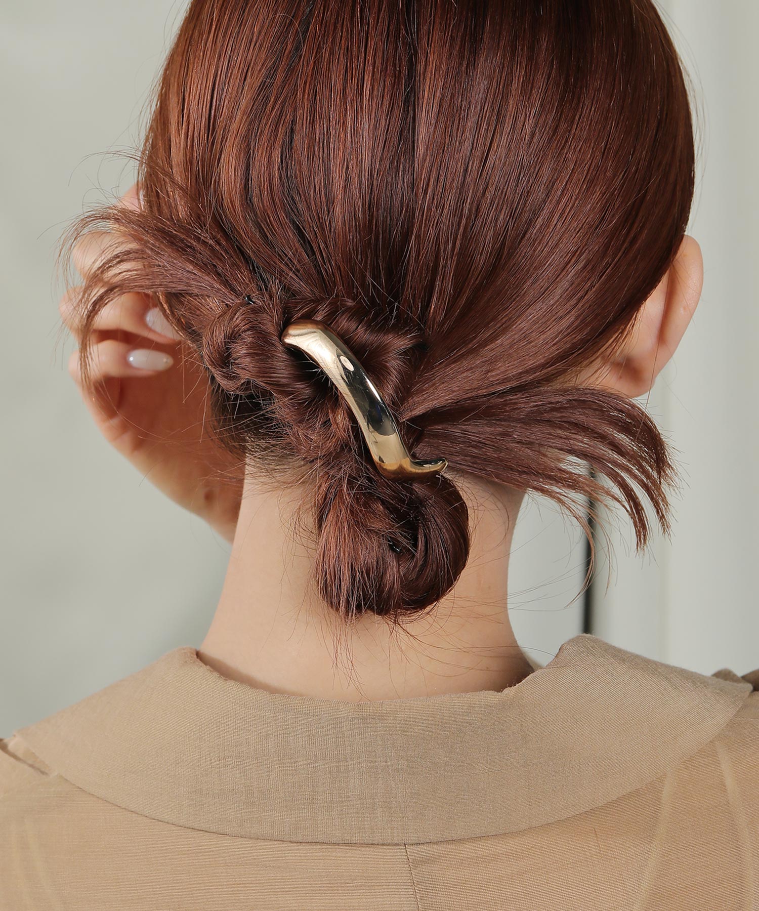 ニュアンス カーブ モチーフ ヘアカフ ヘアフック