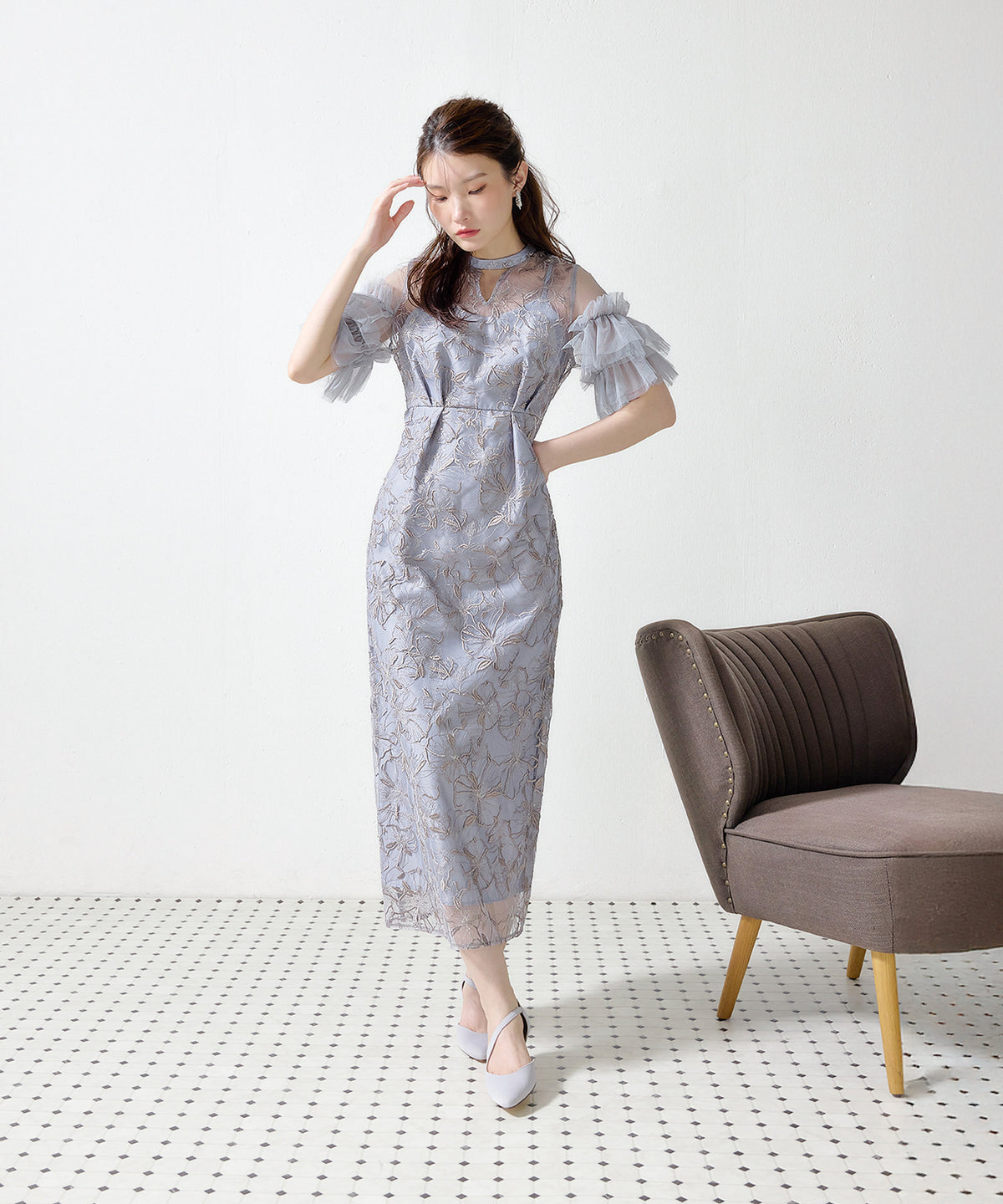 167cm / 着用 M / ライトグレー