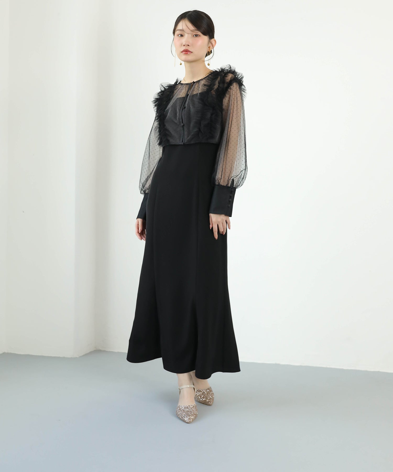 167cm / 着用 M / ブラック