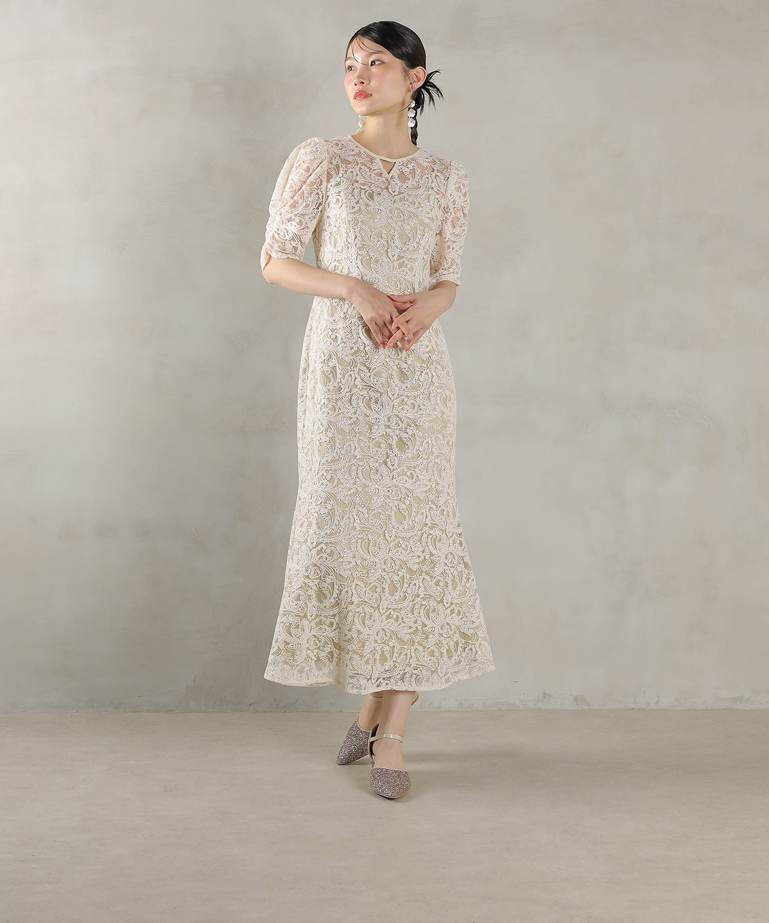 167cm / 着用 M / イエロー
