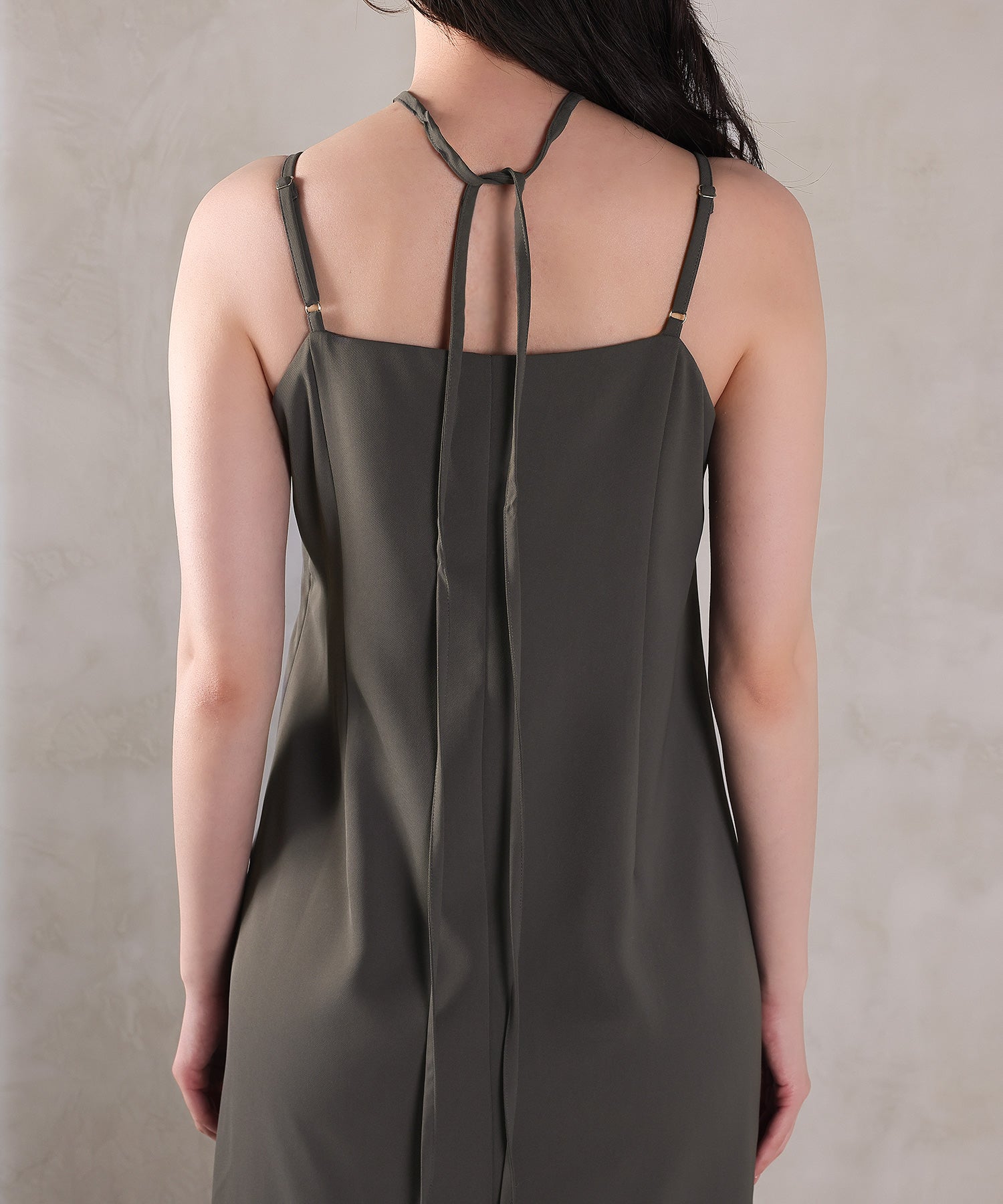 シングルジャケット 袖ファスナー Iライン ワンピース 2点セット