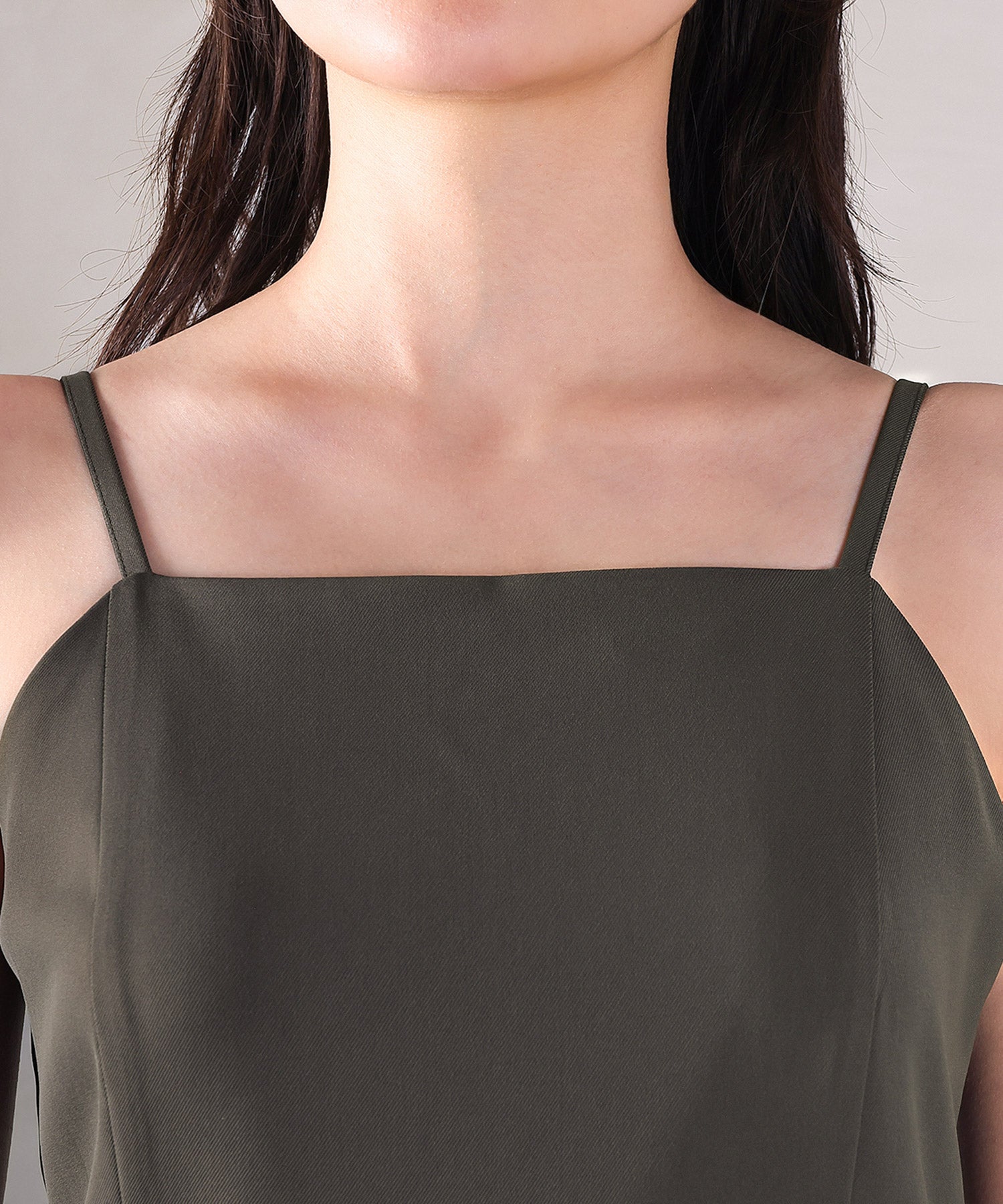 シングルジャケット 袖ファスナー Iライン ワンピース 2点セット