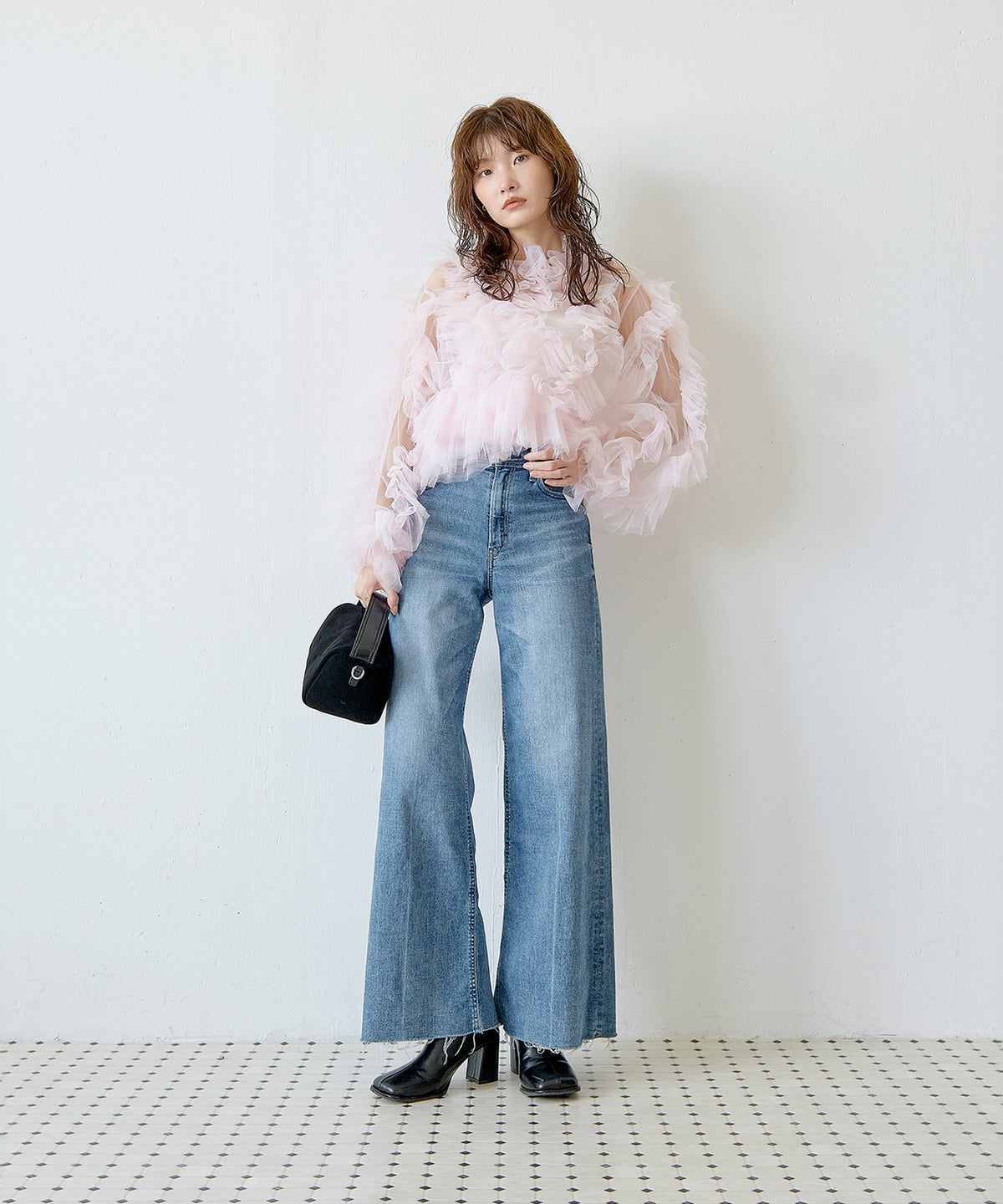 167cm / 着用 M / ピンク