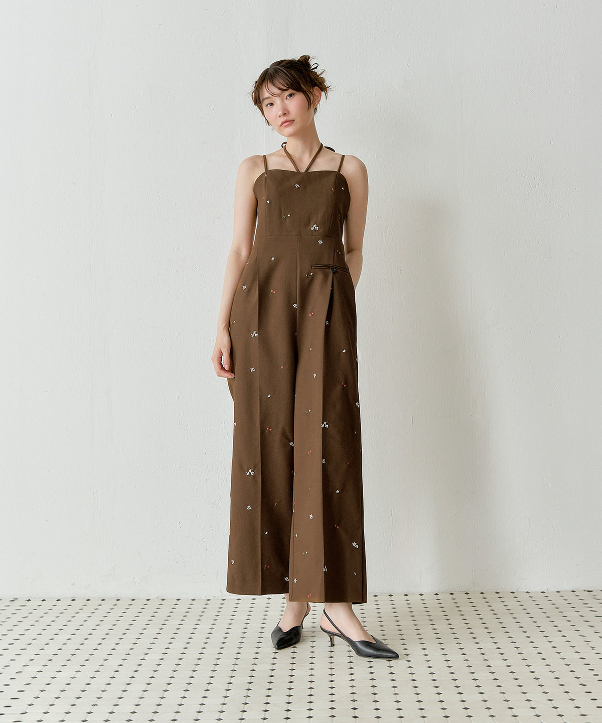 167cm / 着用 M / ブラウン