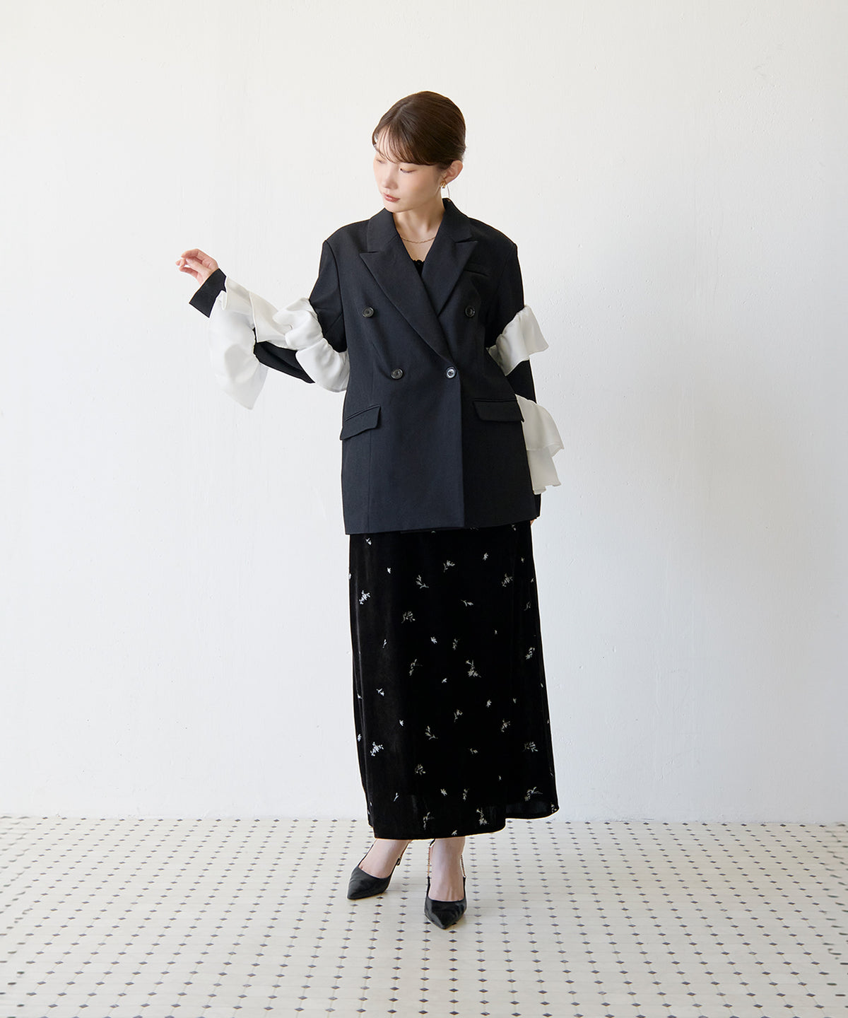 167cm / 着用 M / ブルー系その他