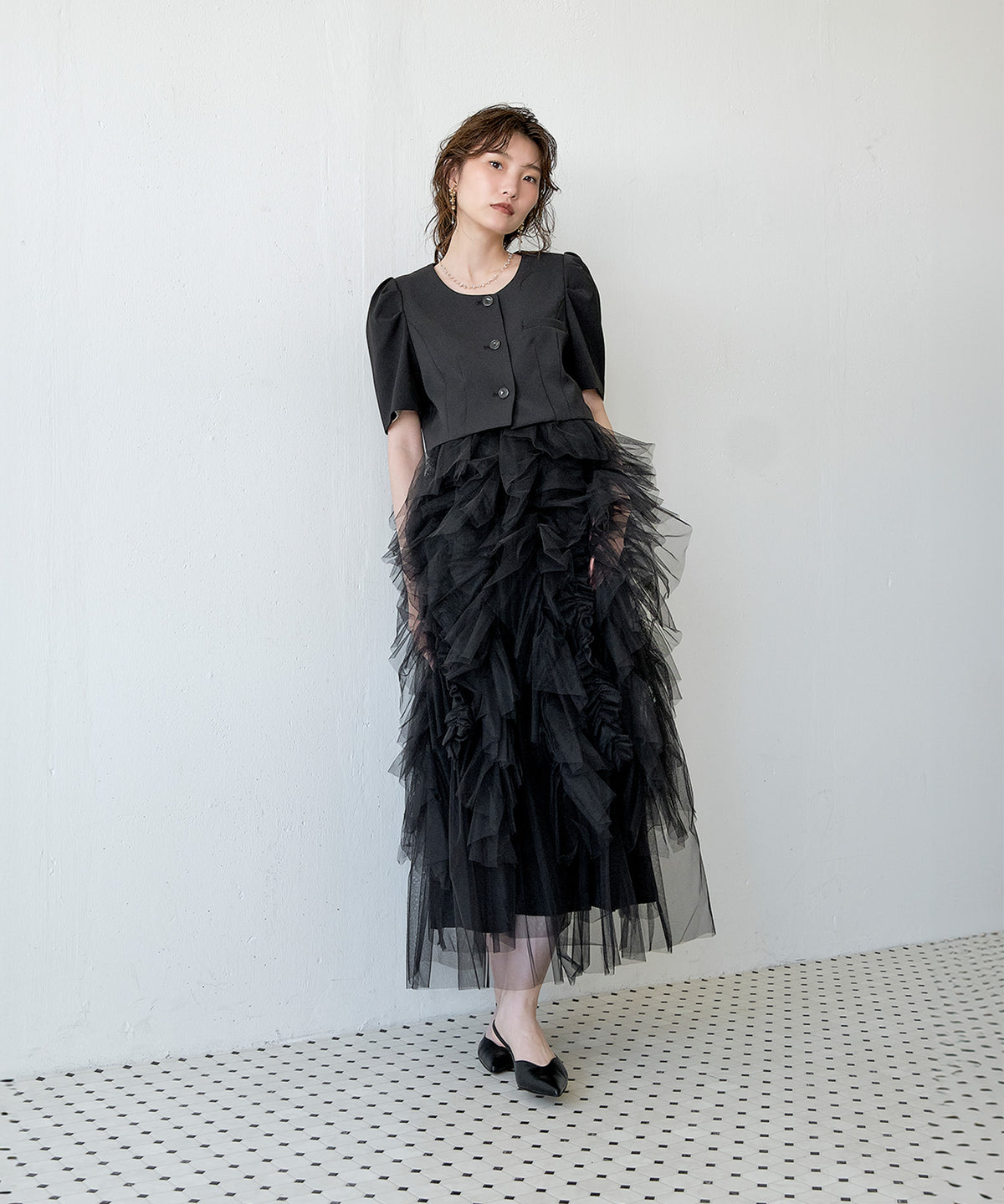 167cm / 着用 M / ブラック