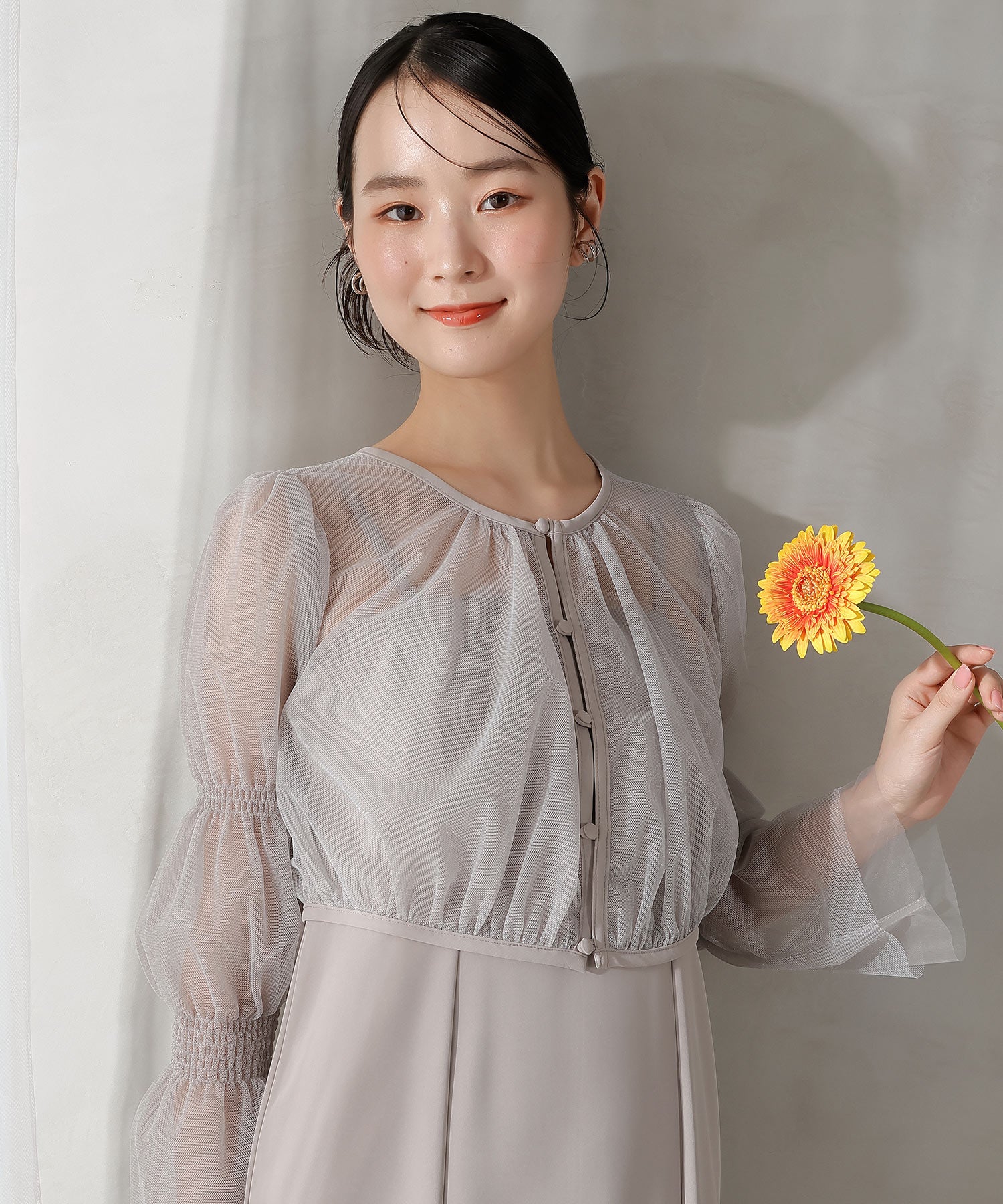 チュール ボレロ マーメイド ワンピース 2点セット ドレス