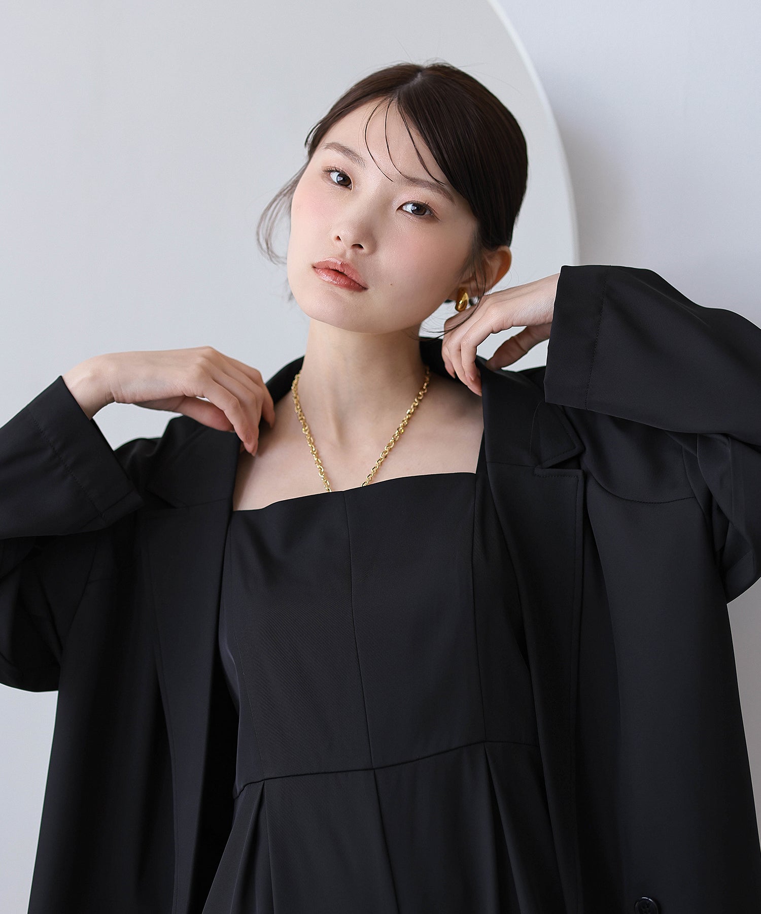 ジャケット セットアップ パンツドレス パーティー