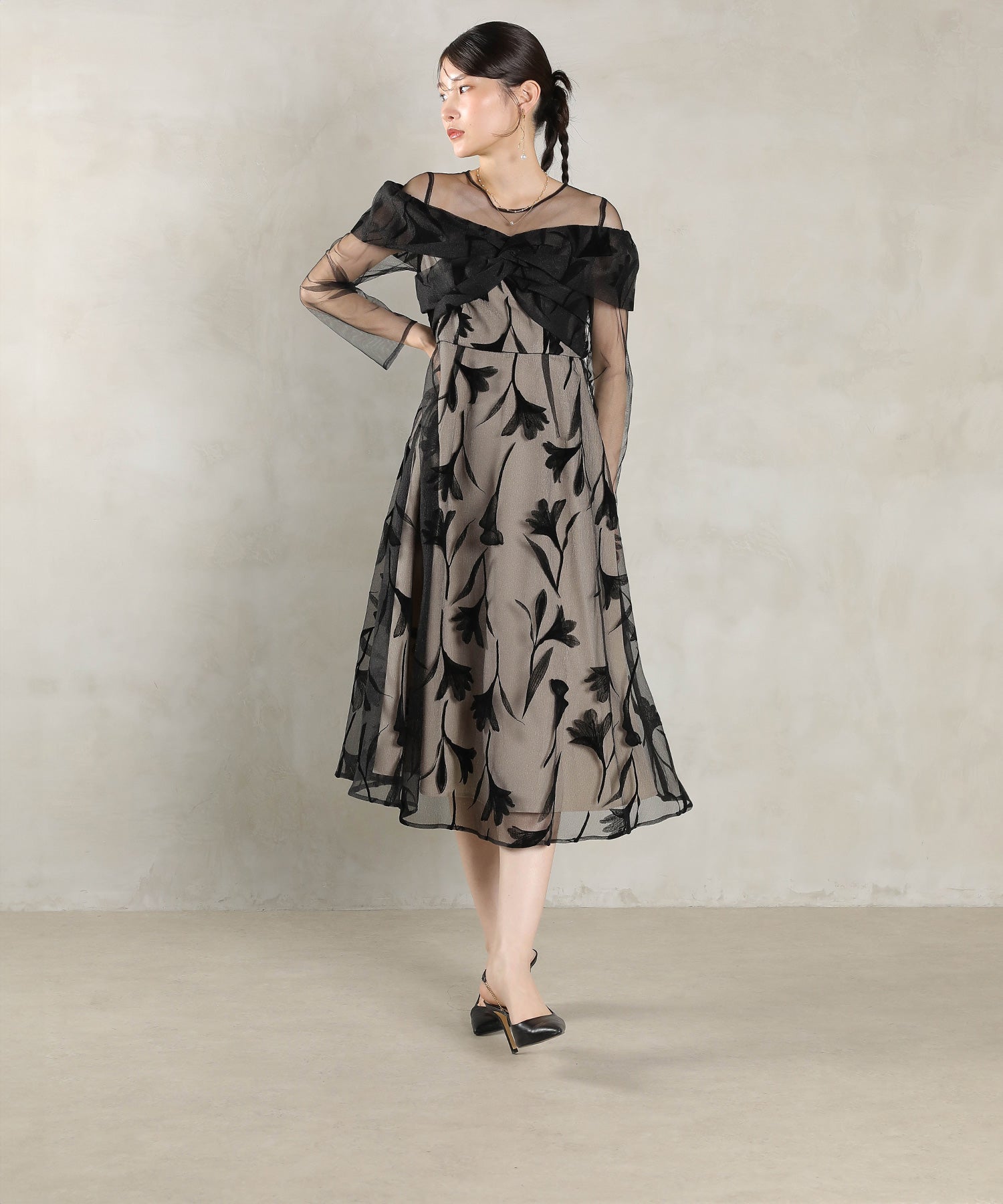 167cm / 着用 M / ブラック