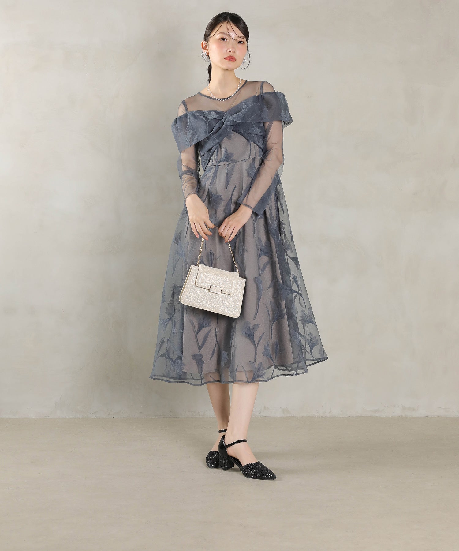 167cm / 着用 M / ネイビー