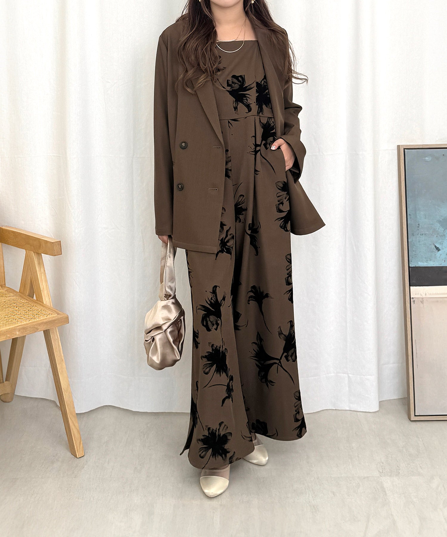 身長 155cm / 着用 M <br>普段着 M / 骨格ナチュラル