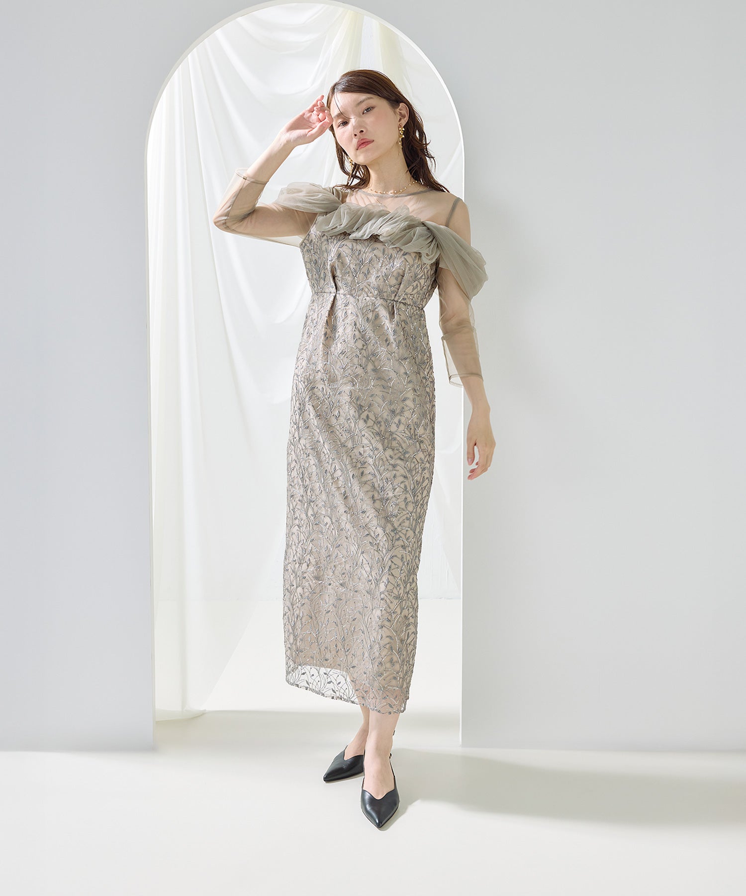 167cm / 着用 M / ベージュ