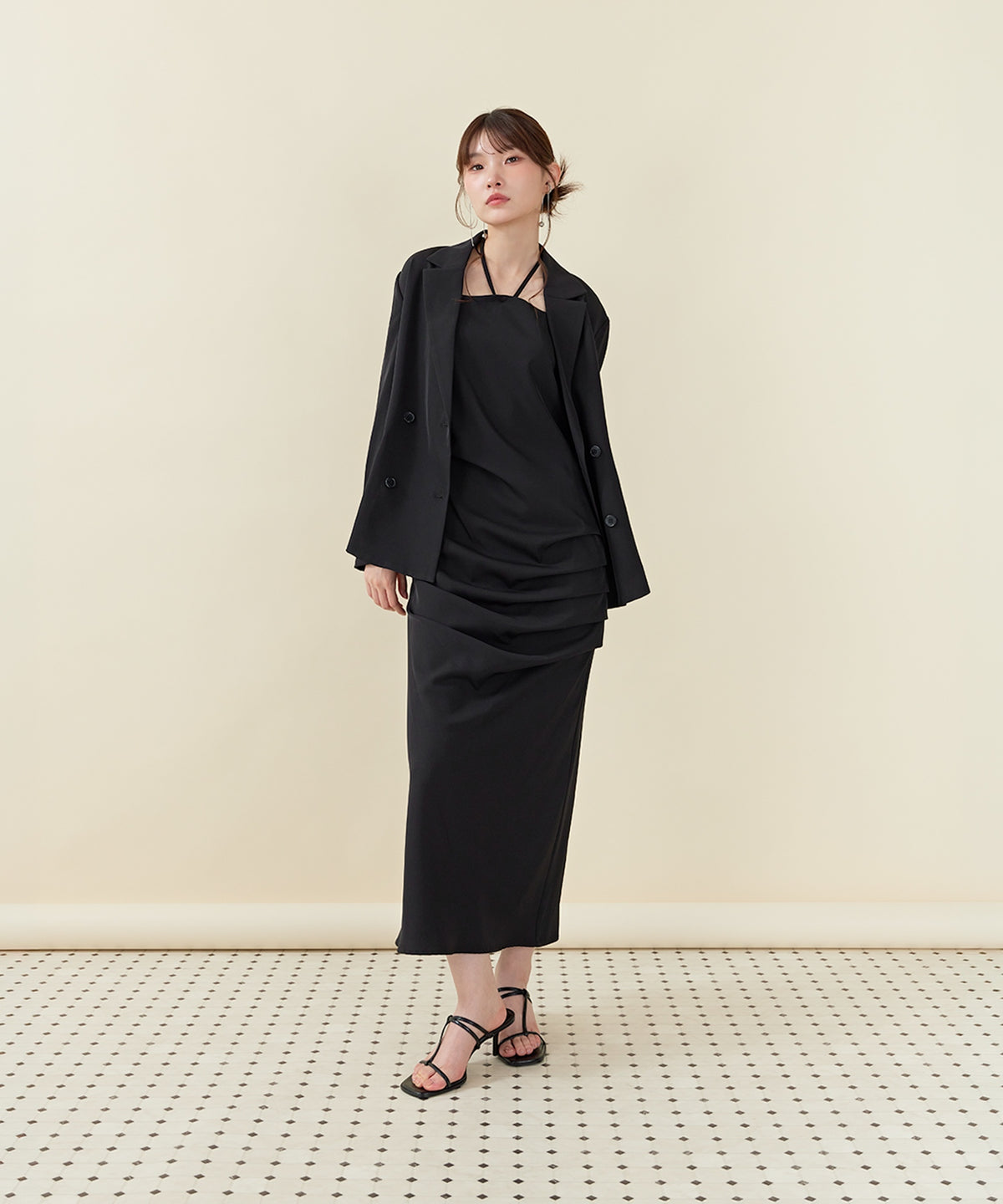 167cm / 着用 M / ブラック