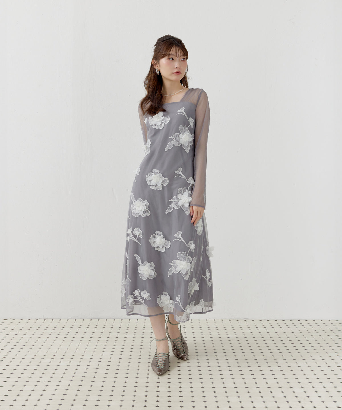 167cm / 着用 M / ライトグレー