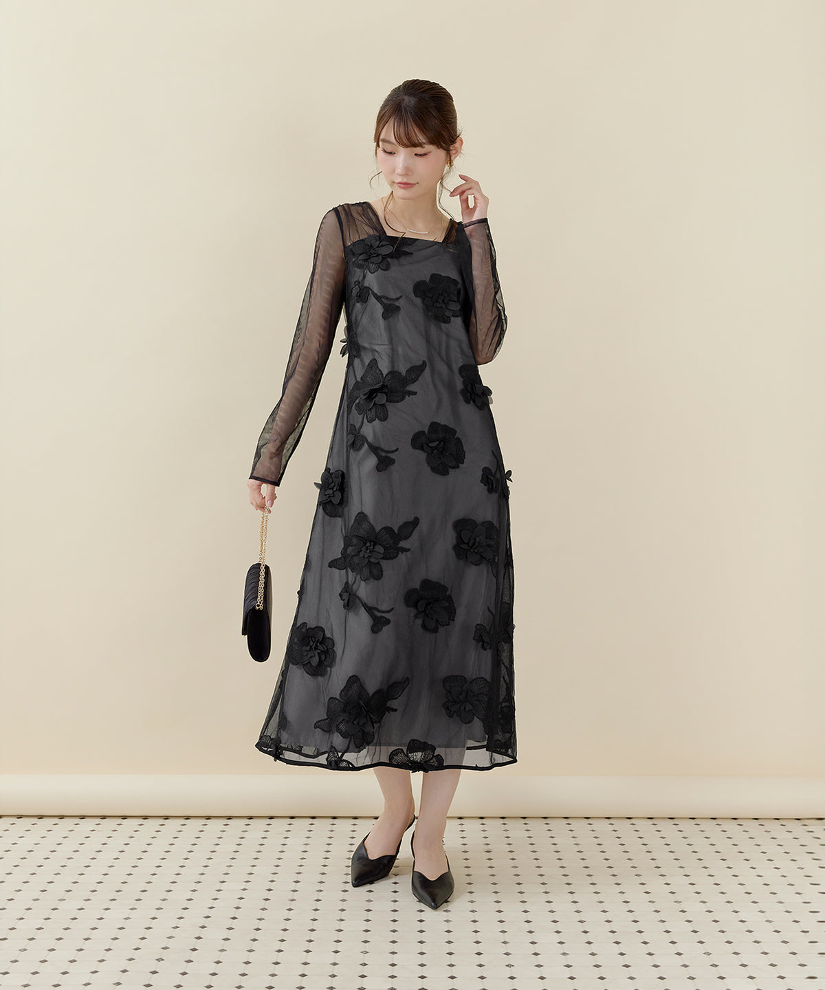167cm / 着用 M / ブラック