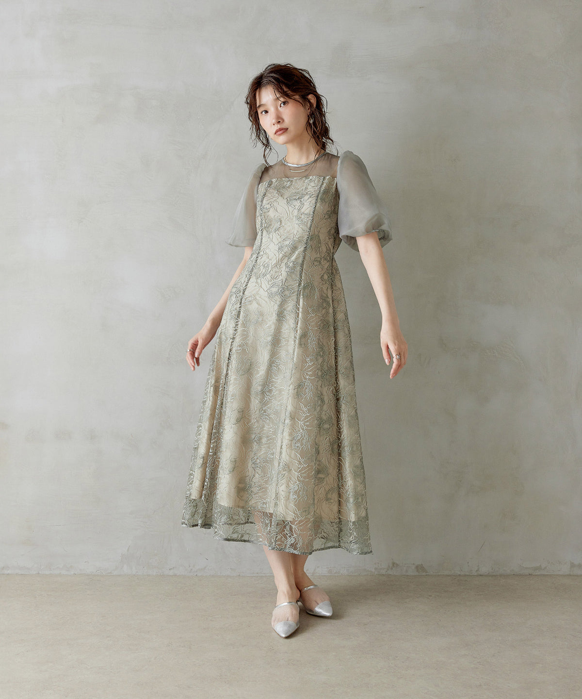 167cm / 着用 M / グリーン