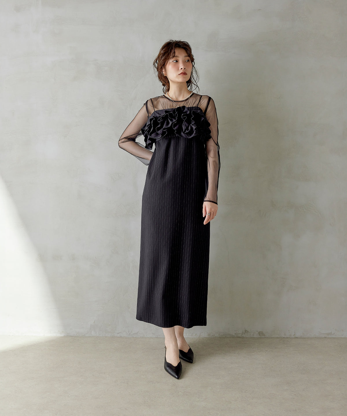 167cm / 着用 M / ブラック