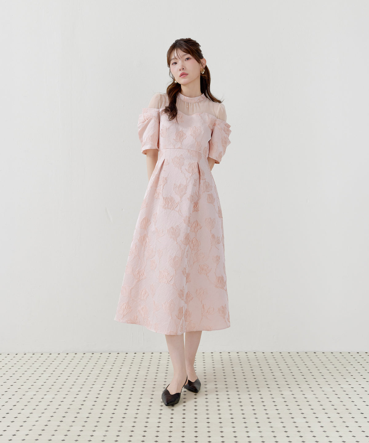 167cm / 着用 M / ピンク