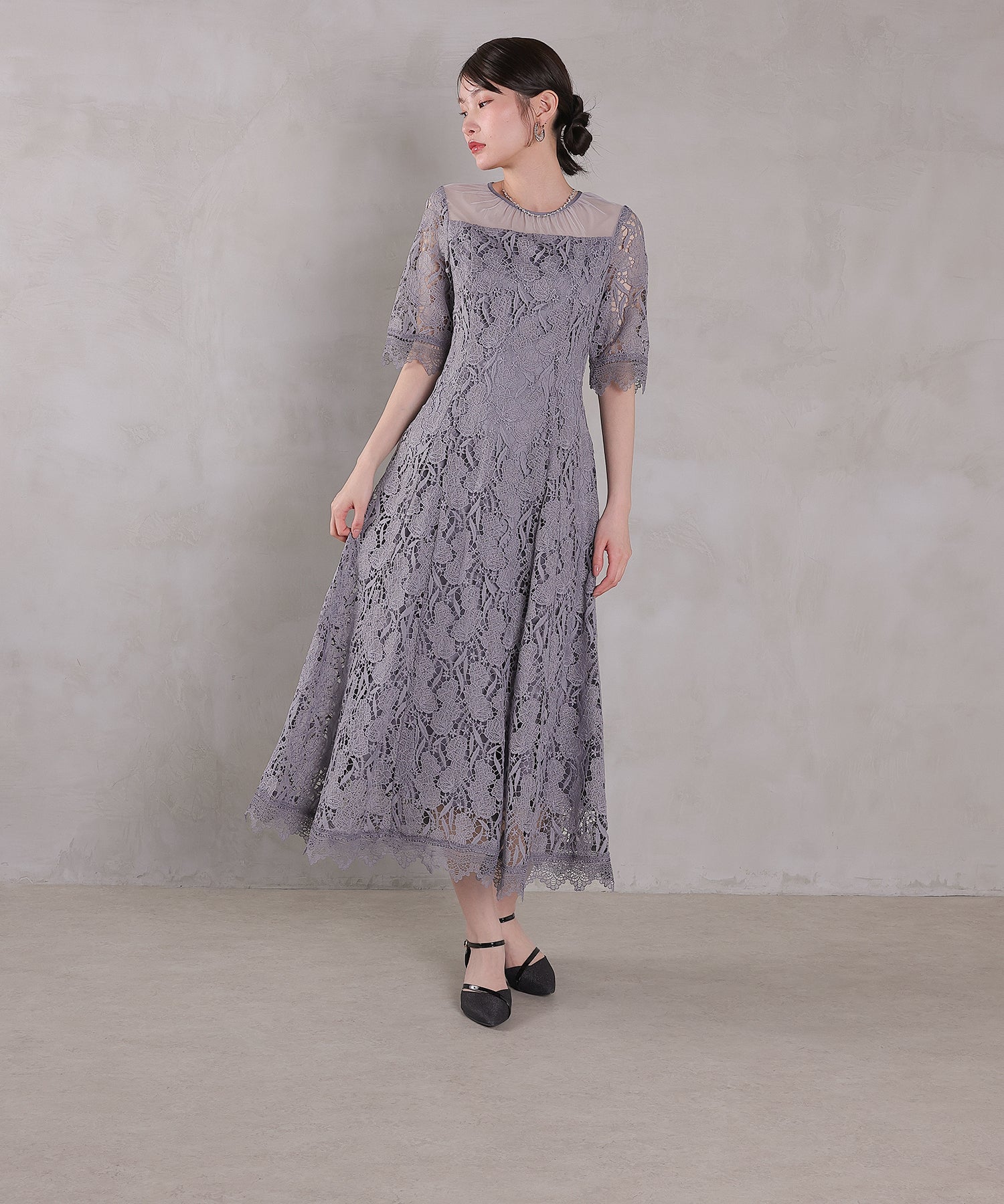 167cm / 着用 M / ブルーグレー