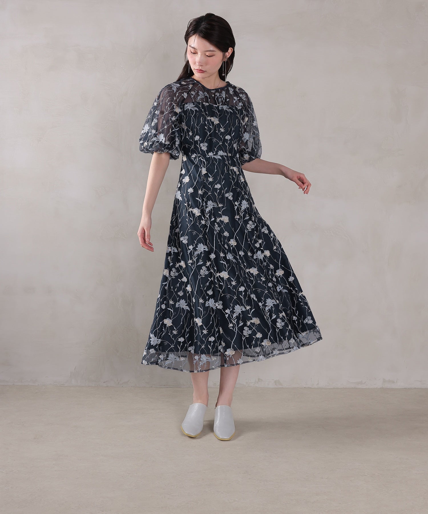 167cm / 着用 M / ネイビー