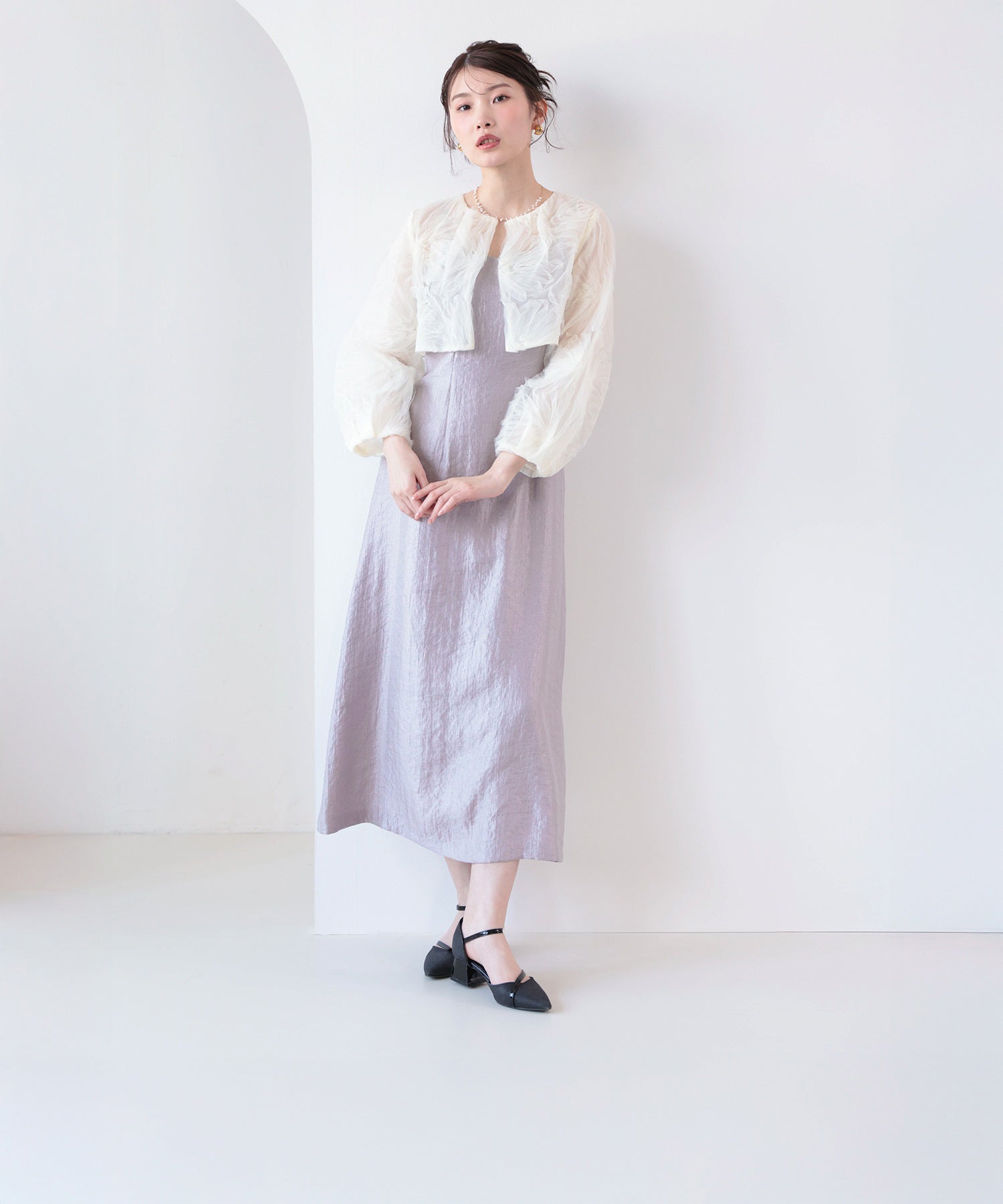 167cm / 着用 S / ラベンダー