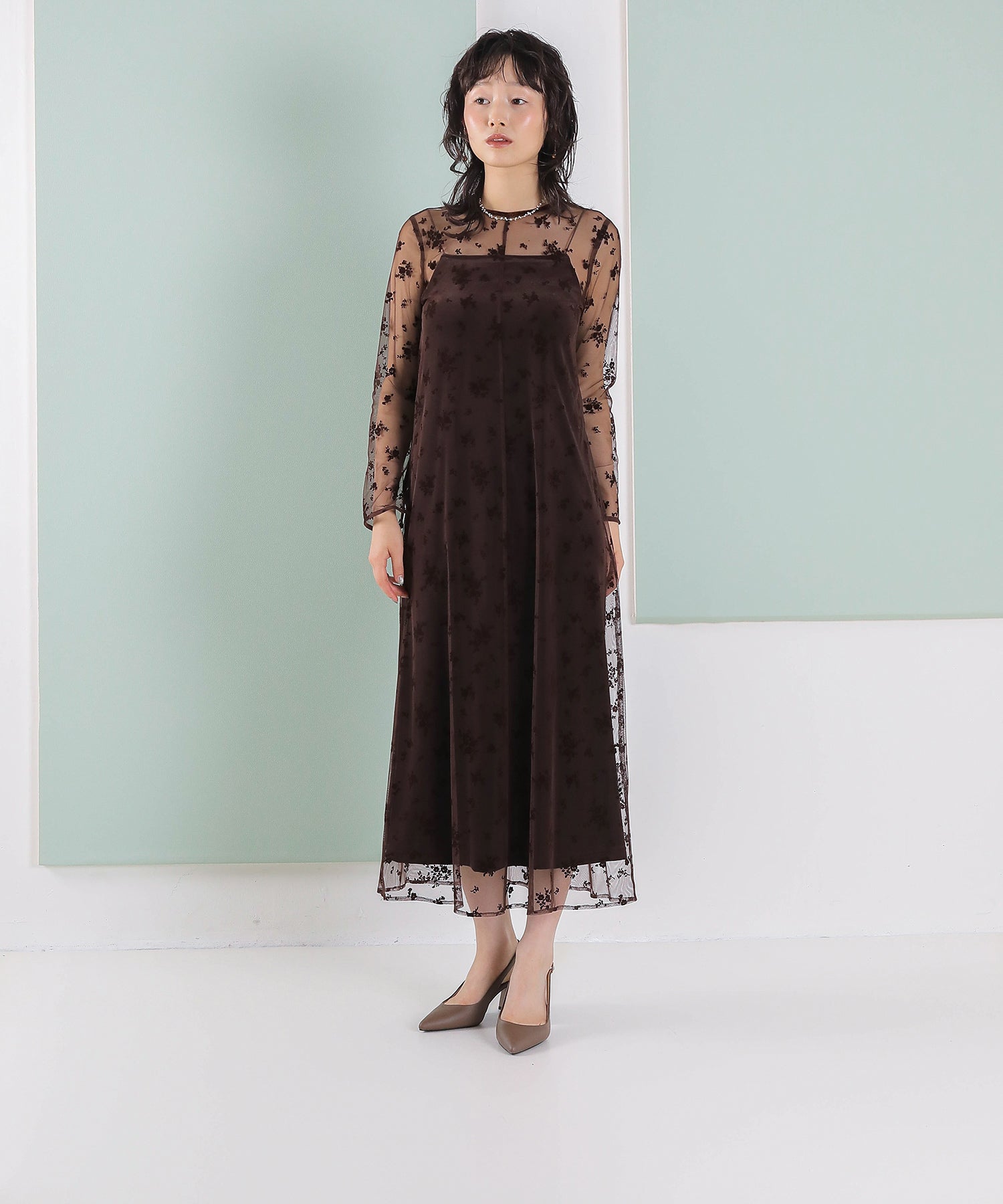 170cm / 着用 S / ダークブラウン