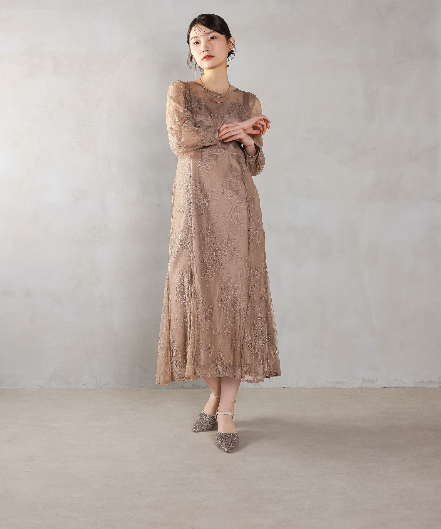 167cm / 着用 M / モカ