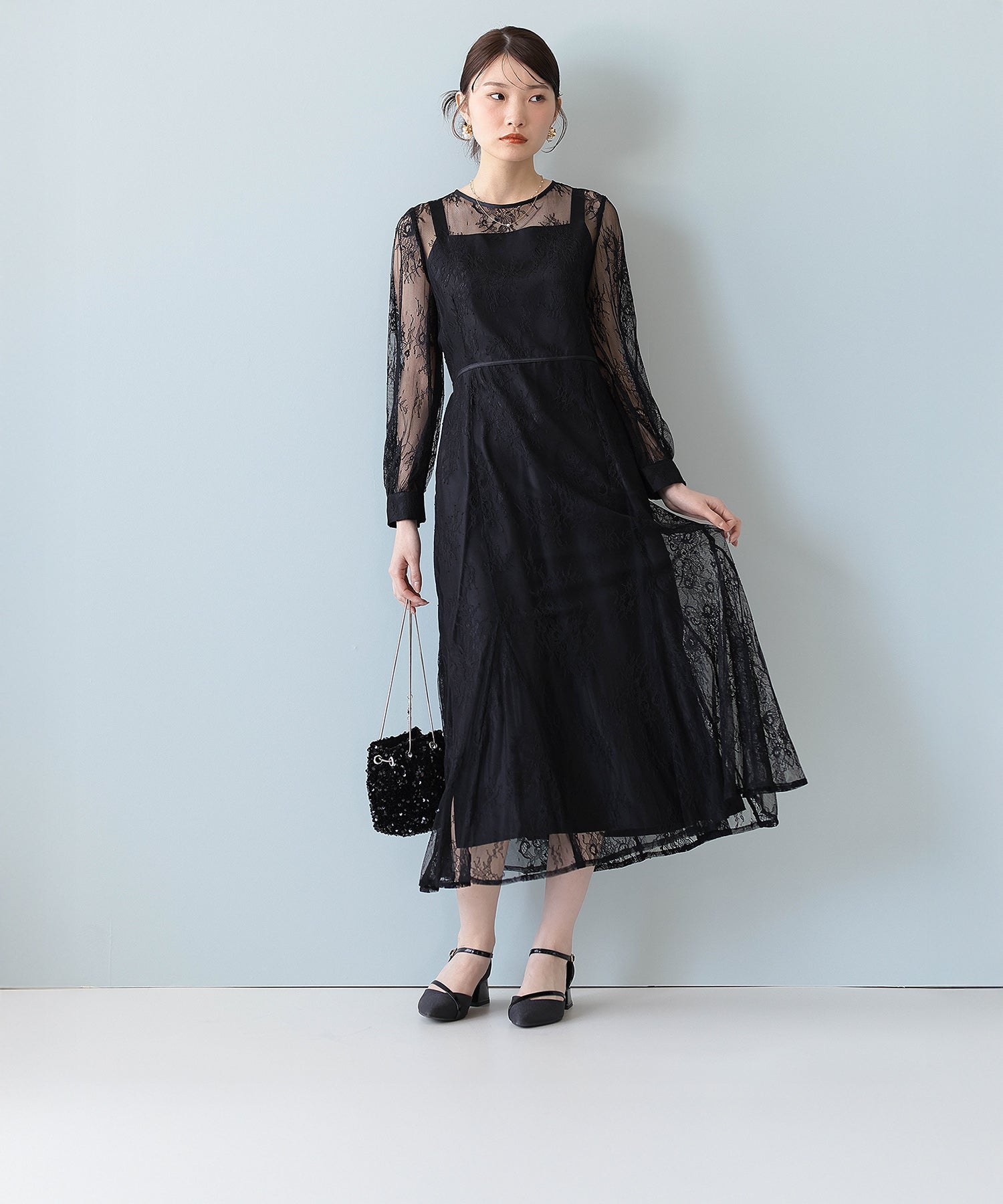 167cm / 着用 M / ブラック