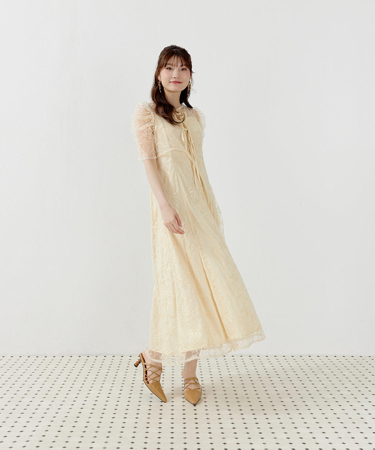 167cm / 着用 M / イエロー