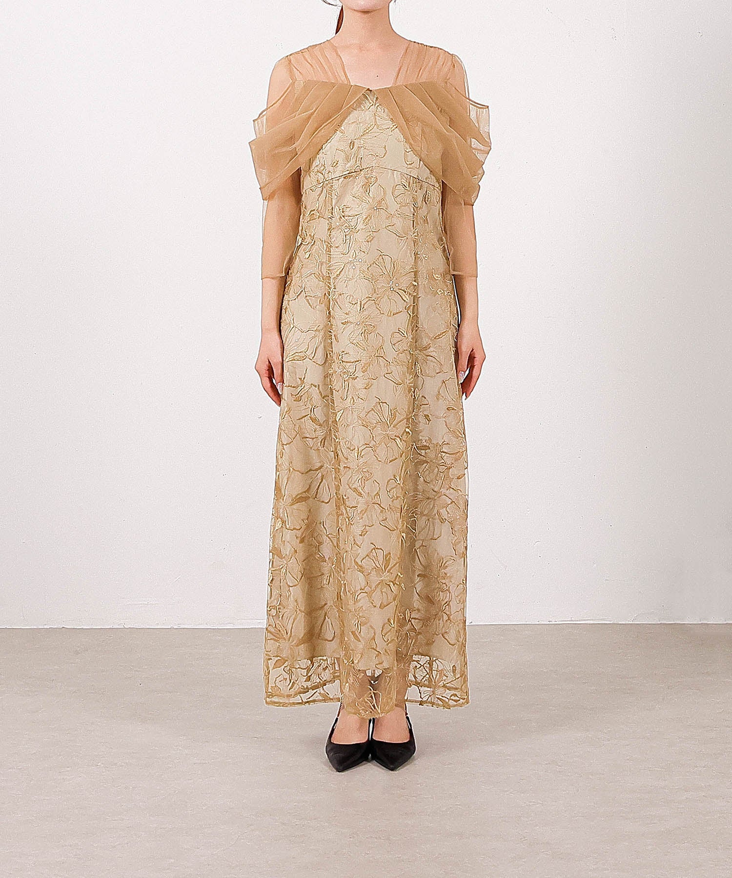 身長154cm / 着用 M<br>
普段着 SS or S / 骨格ウェーブ