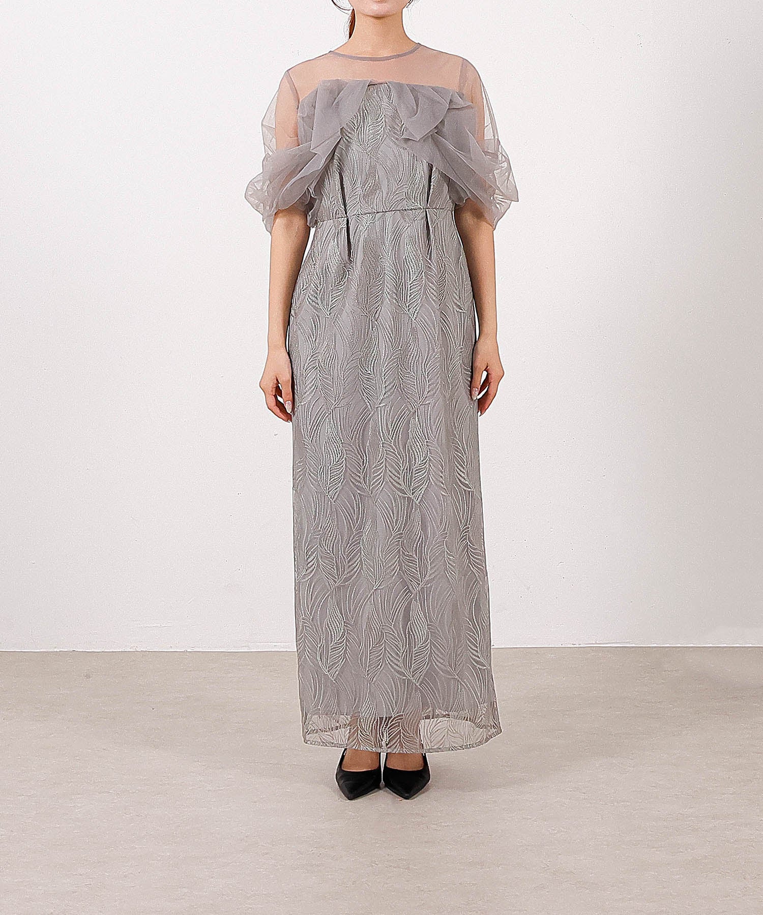 身長154cm / 着用 M<br>
普段着 SS or S / 骨格ウェーブ