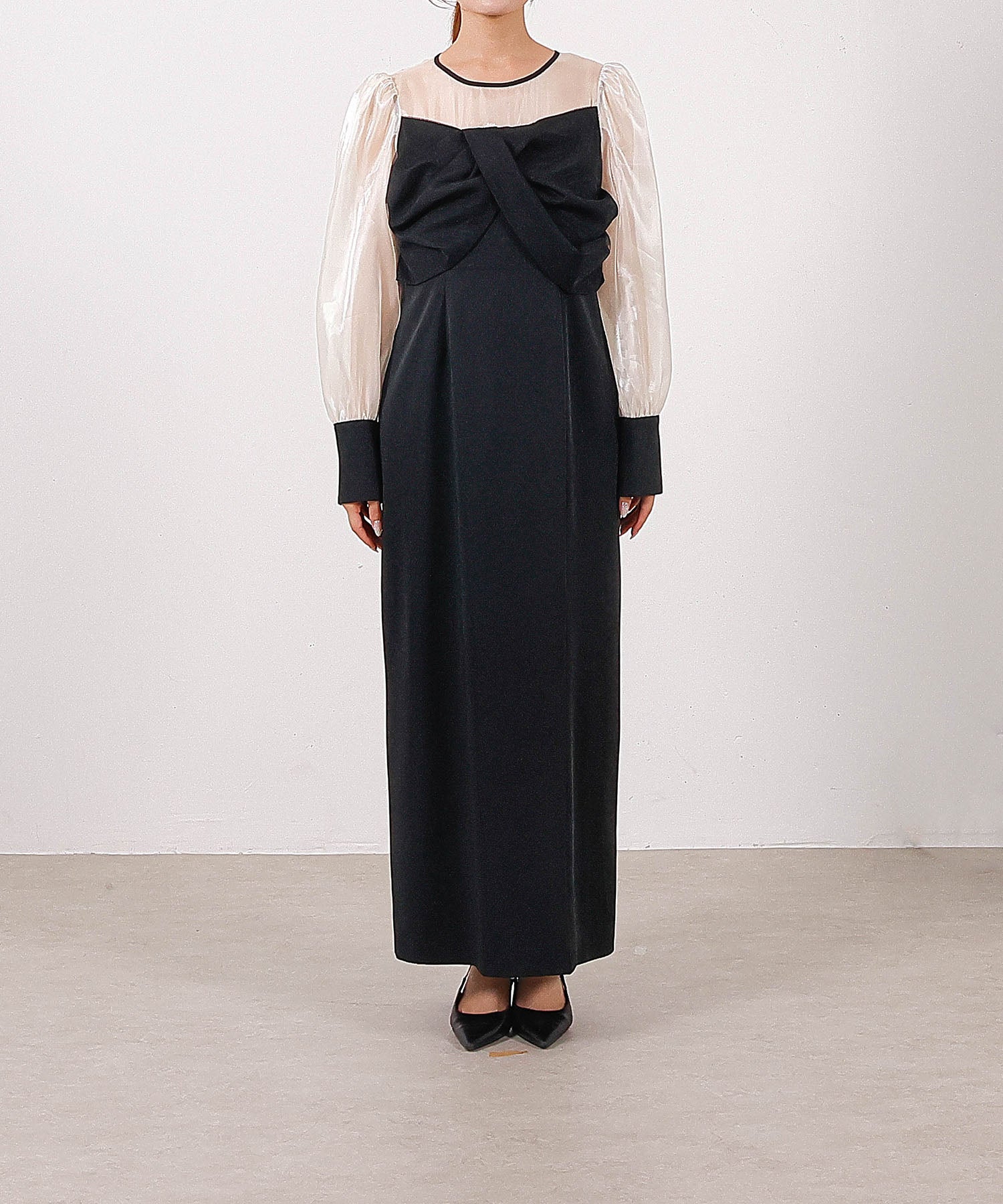 身長154cm / 着用 M<br>
普段着 SS or S / 骨格ウェーブ
