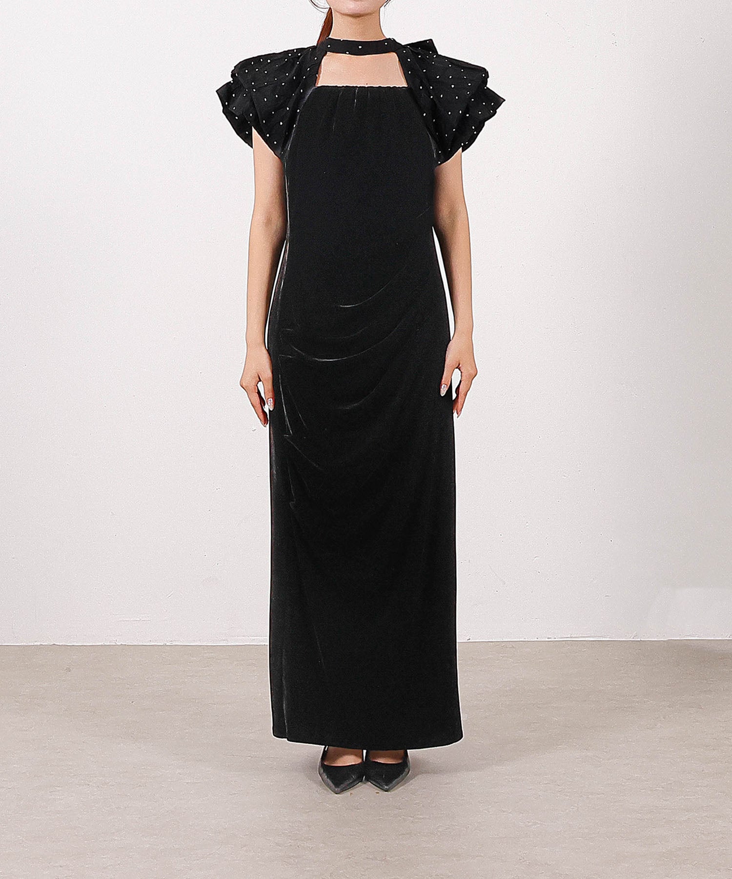 身長154cm / 着用 M<br>
普段着 SS or S / 骨格ウェーブ