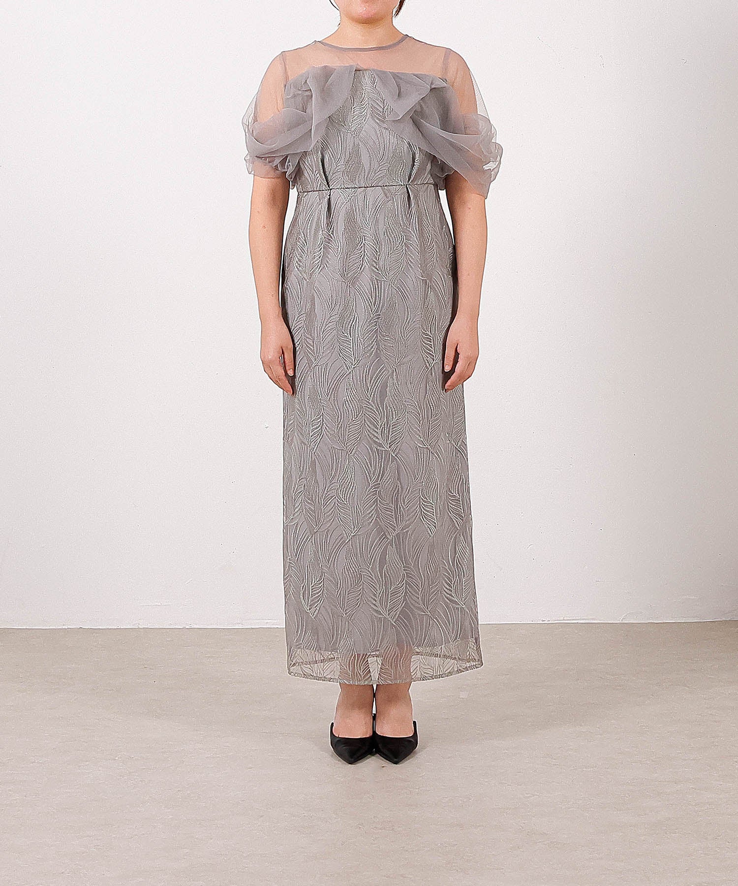 身長159cm / 着用 M<br>
普段着 M or L / 骨格ストレート