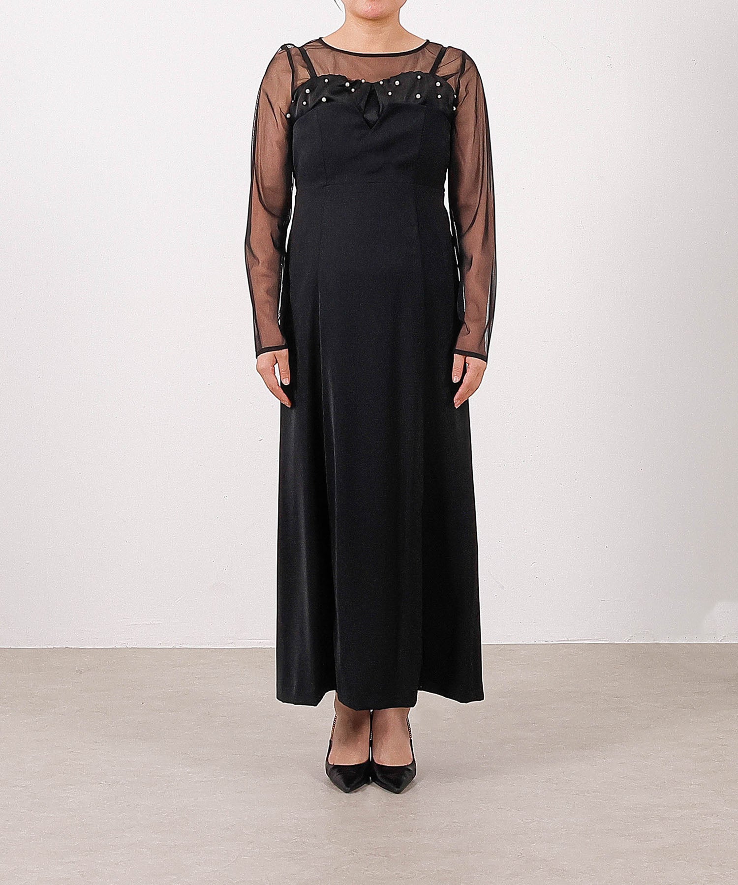 身長159cm / 着用 M<br>
普段着 M or L / 骨格ストレート