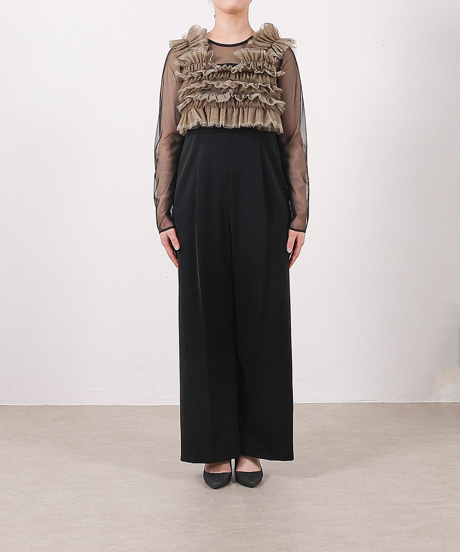 身長162cm / 着用 M<br>
普段着 M / 骨格ストレート