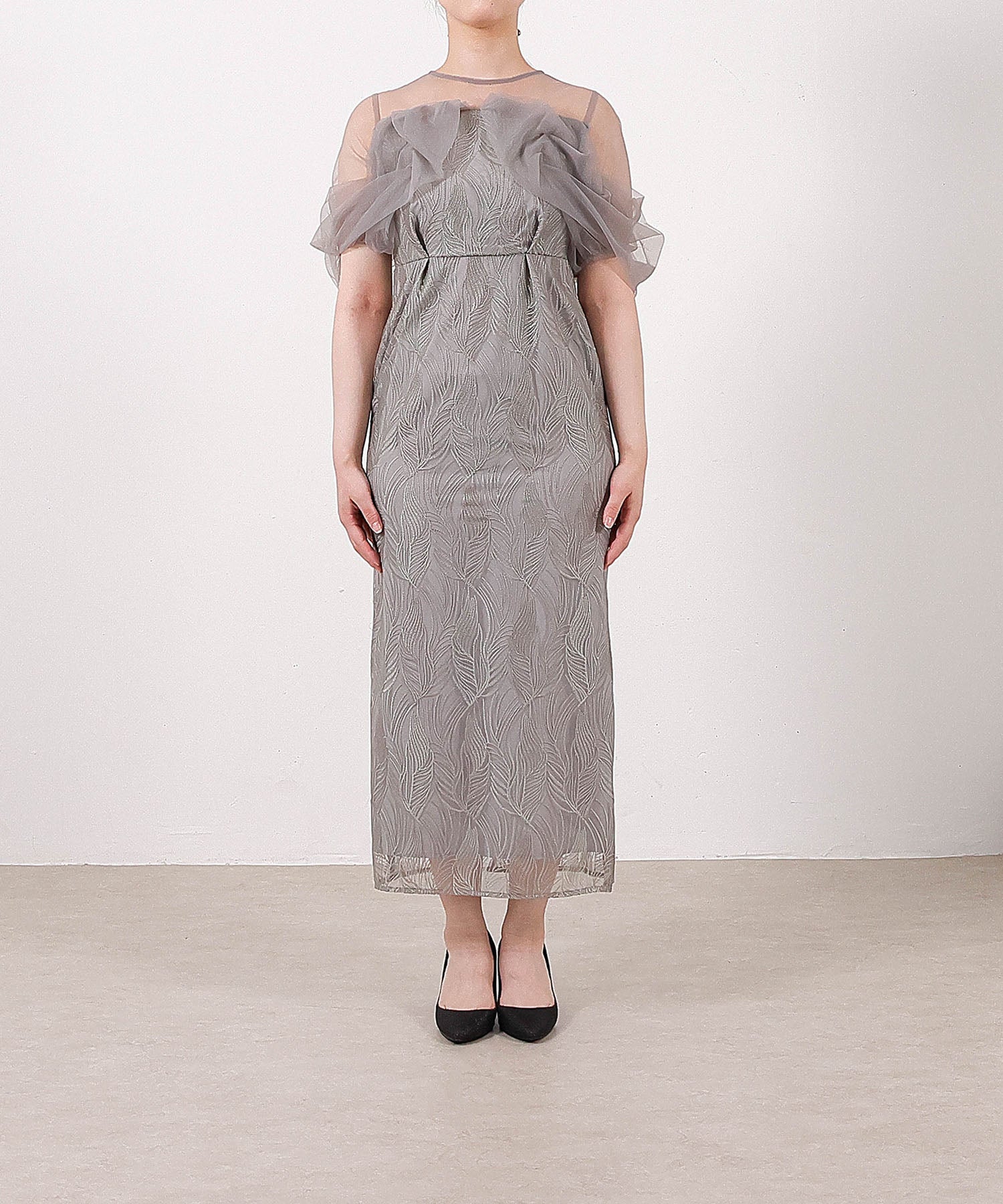 身長162cm / 着用 S<br>
普段着 M / 骨格ストレート