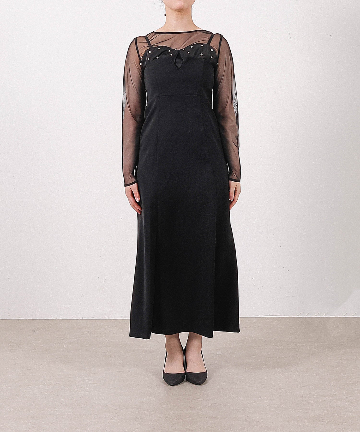 身長162cm / 着用 S<br>
普段着 M / 骨格ストレート