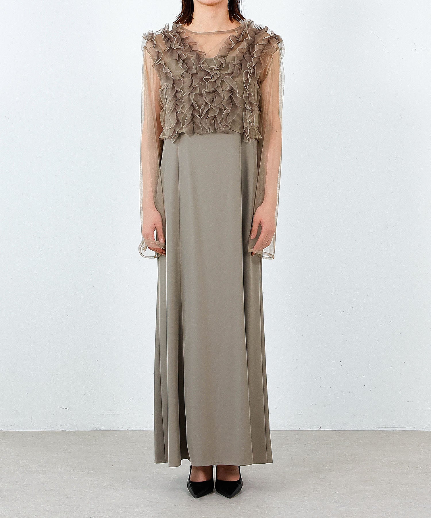 身長165cm / 着用 LL<br>
普段着 M / 骨格ウェーブ