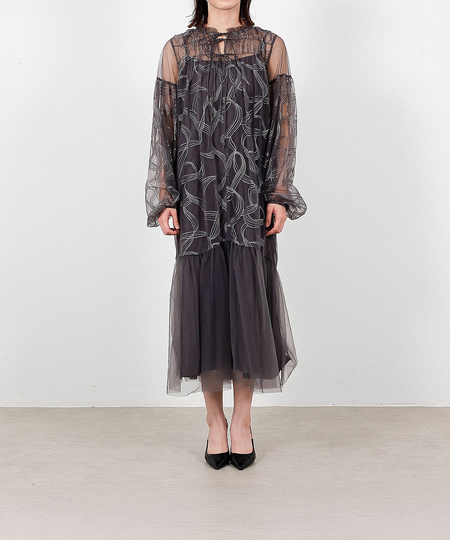 身長165cm / 着用 M<br>
普段着 M / 骨格ウェーブ