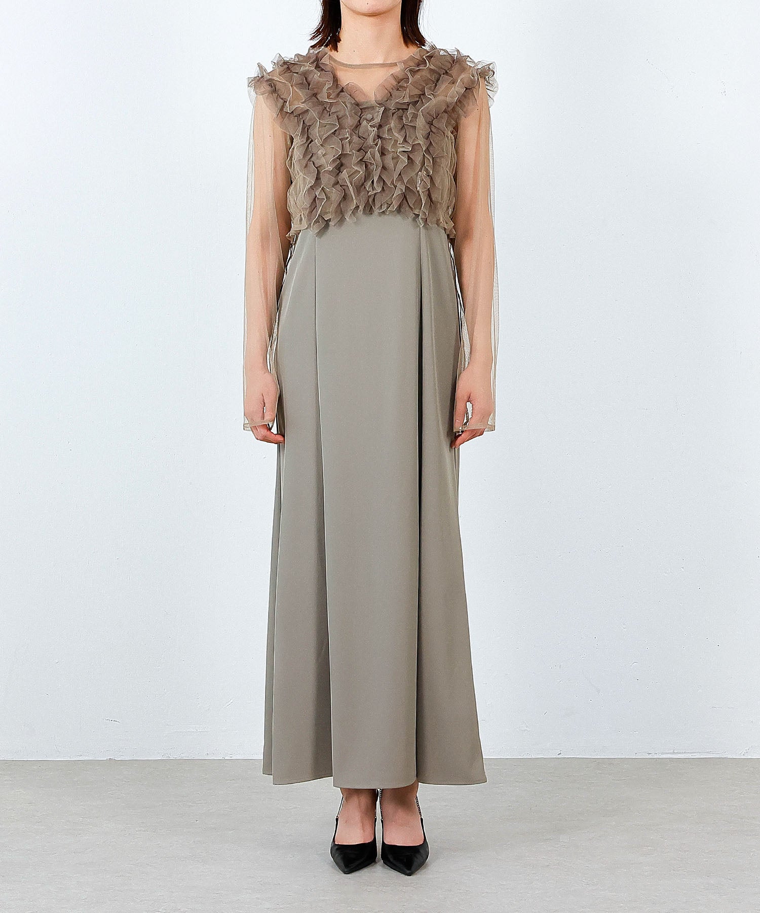 身長165cm / 着用 M<br>
普段着 M / 骨格ウェーブ