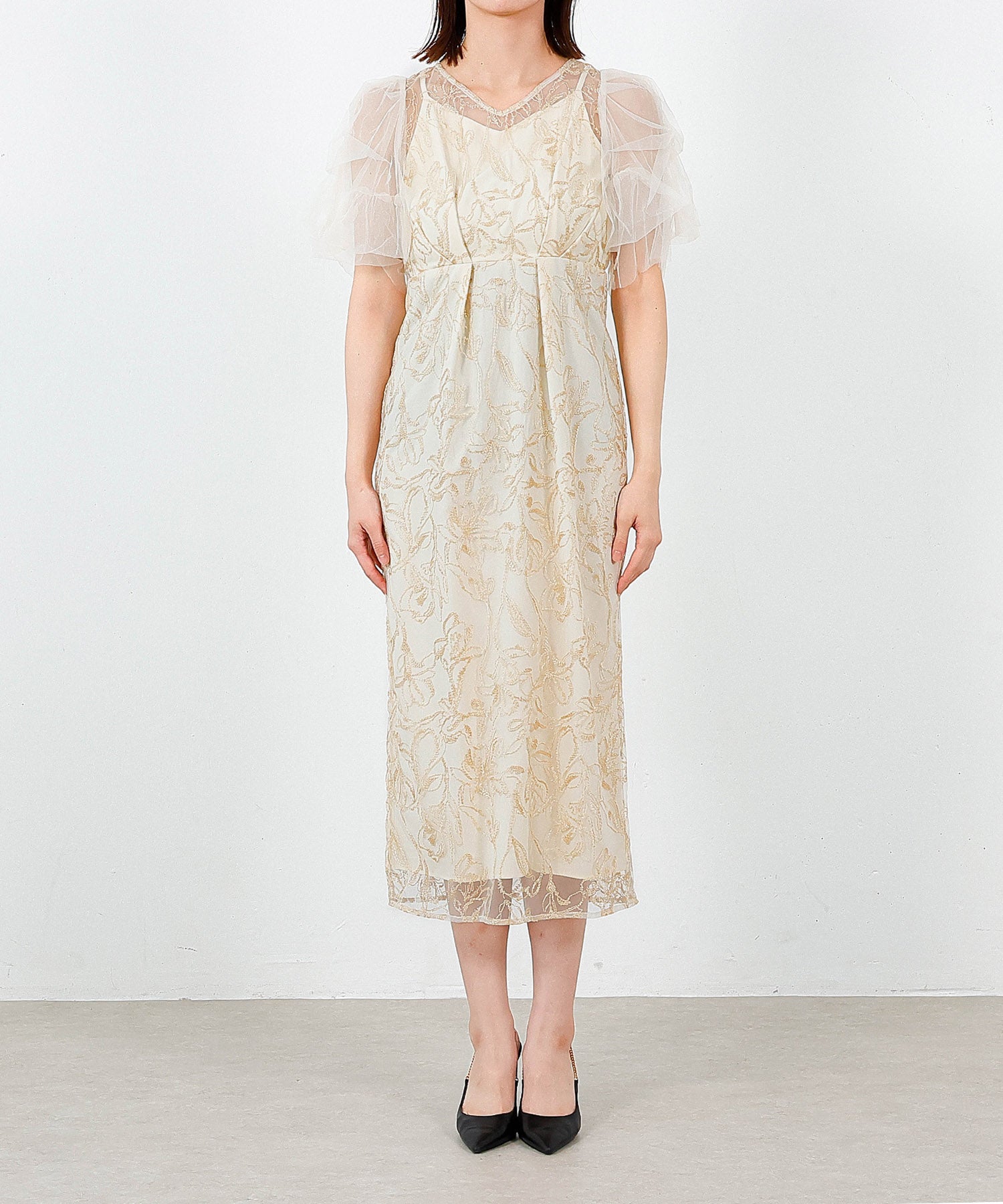 身長165cm / 着用 SS<br>
普段着 M / 骨格ウェーブ