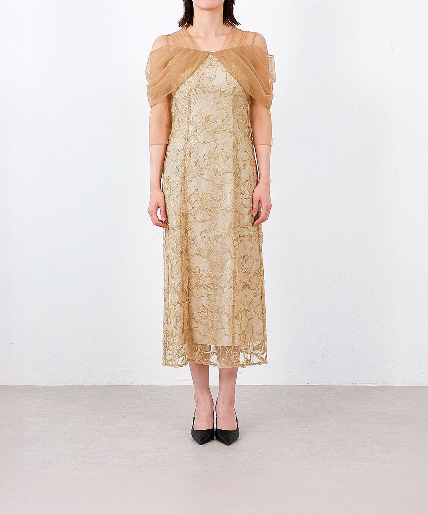 身長165cm / 着用 S<br>
普段着 M / 骨格ウェーブ