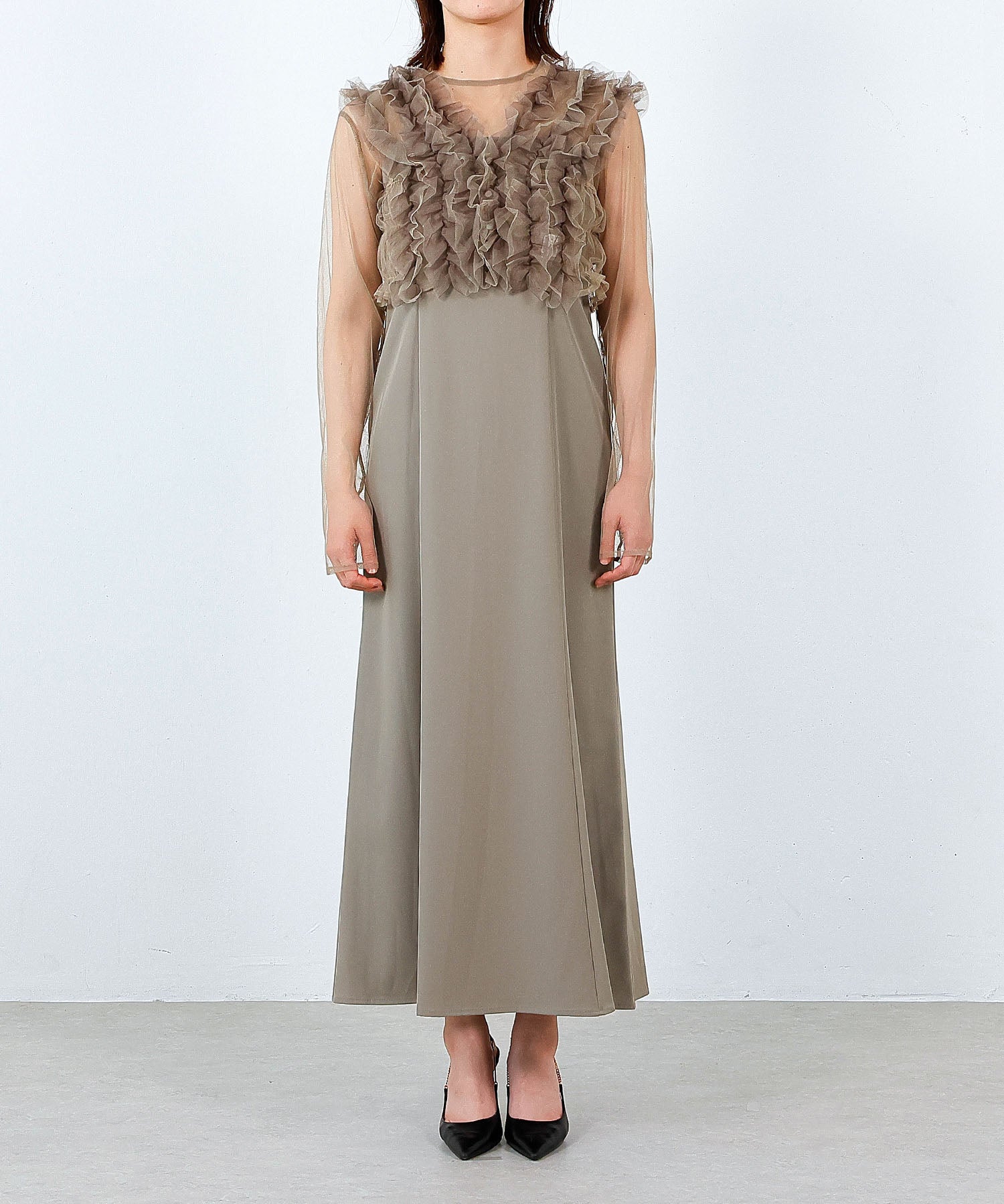 身長165cm / 着用 S<br>
普段着 M / 骨格ウェーブ