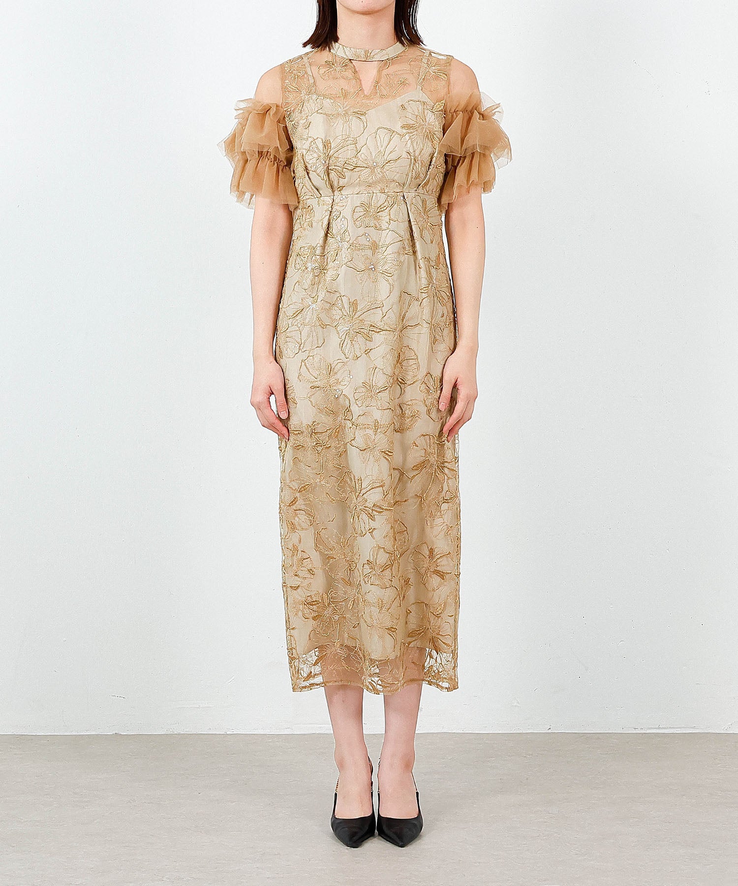 身長165cm / 着用 S<br>
普段着 M / 骨格ウェーブ